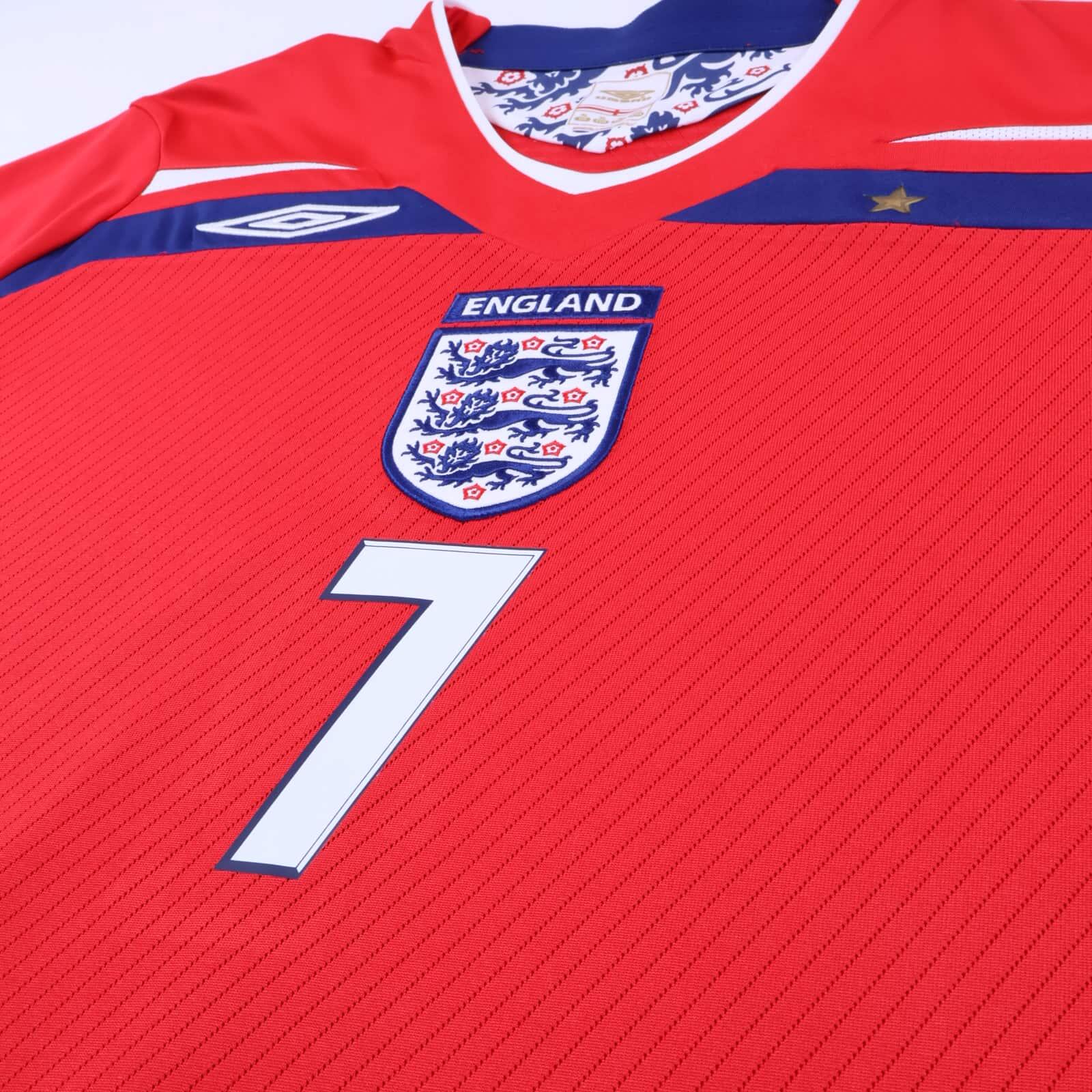 England Beckham #7 2008/10 Away Shirt - M