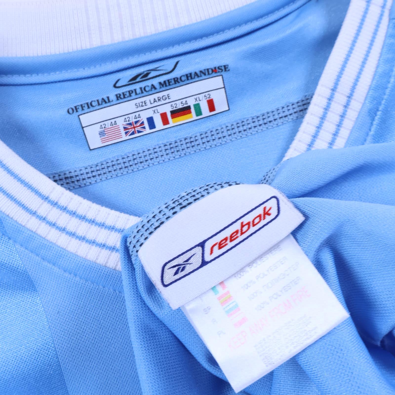 Manchester City Anelka #39 2003/04 Home Shirt - Long Sleeve - XL