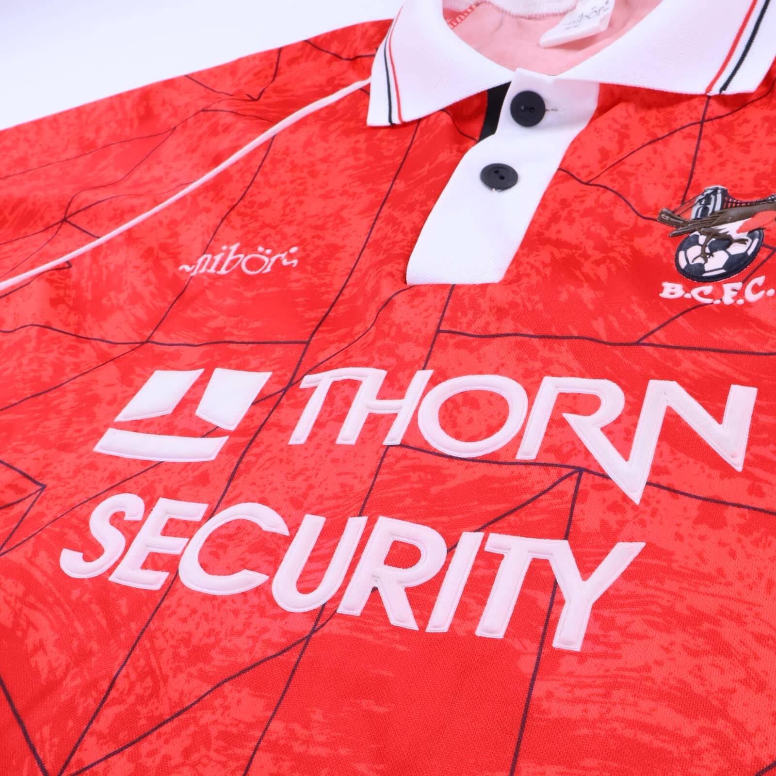 Bristol City F.C 1992/93 Home Shirt - L- BACK