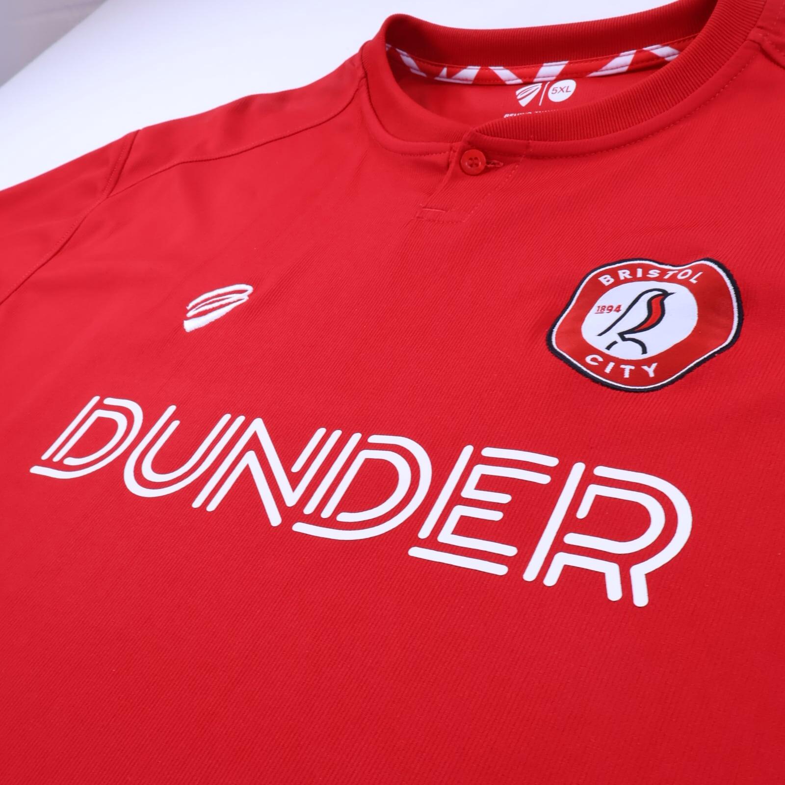 Bristol City F.C 2019/20 Home Shirt - 5XL- BACK