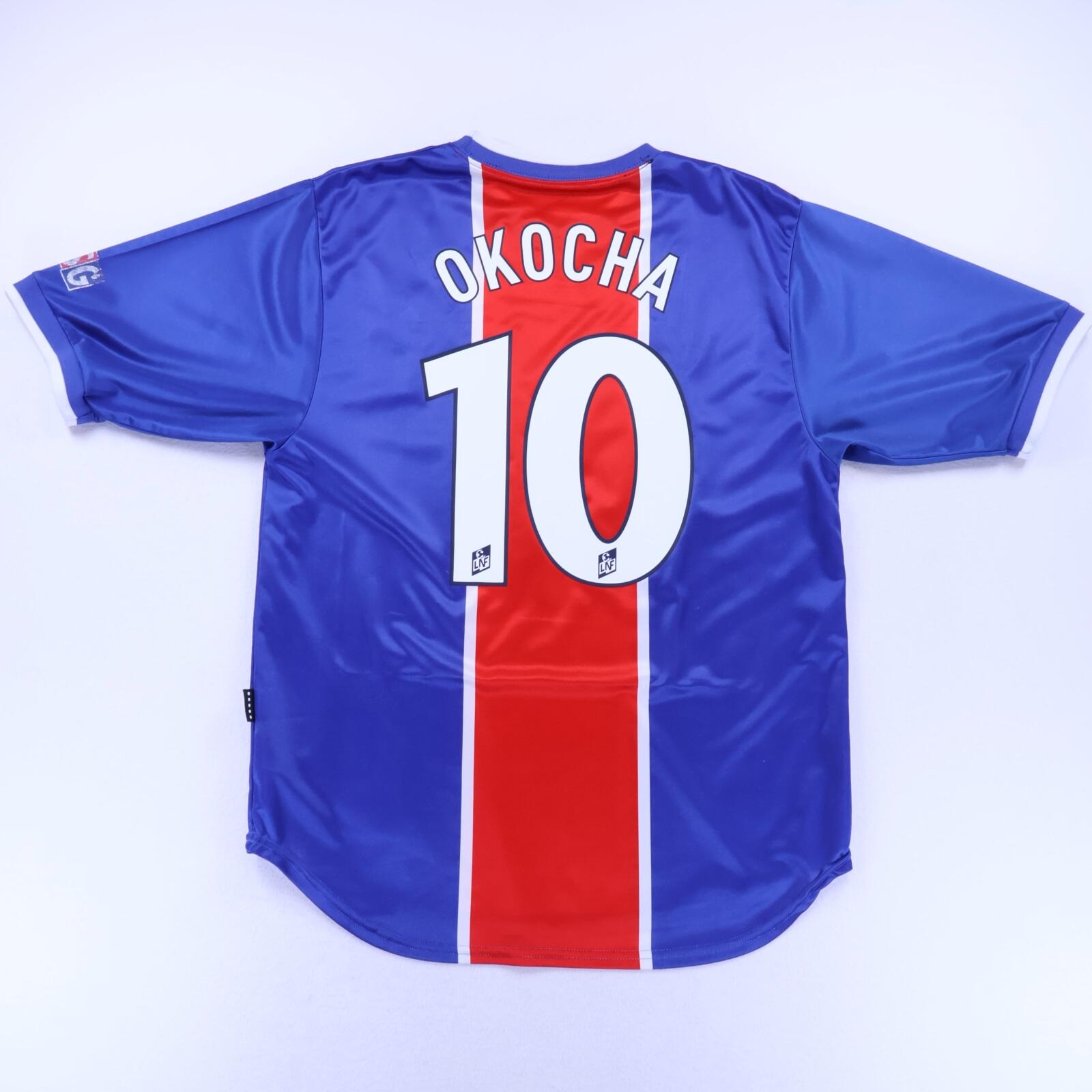 Paris Saint-Germain F.C Okocha #10 1995/96 Home Shirt - L- FRONT