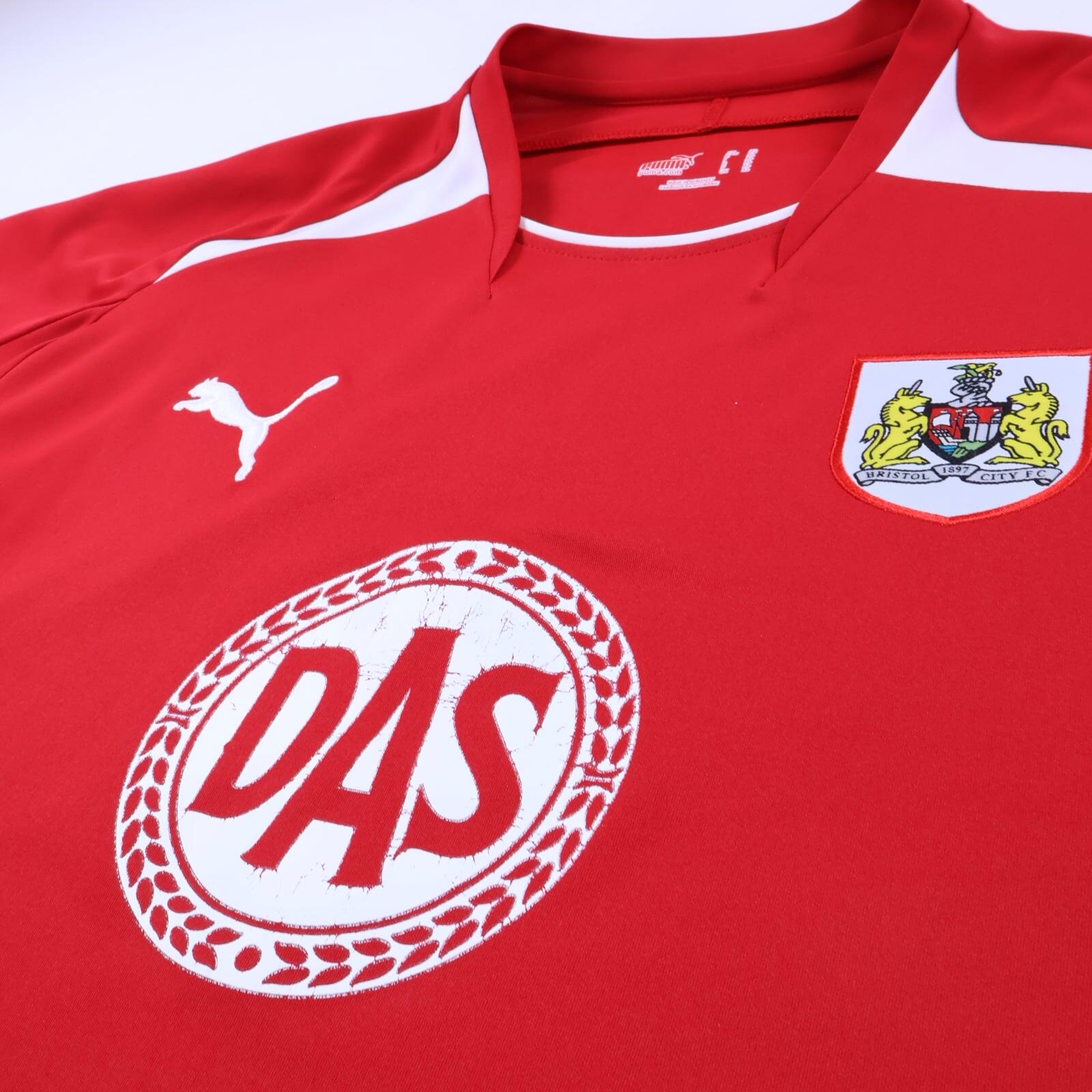 Bristol City F.C 2008/09 Home Shirt - XL- BACK