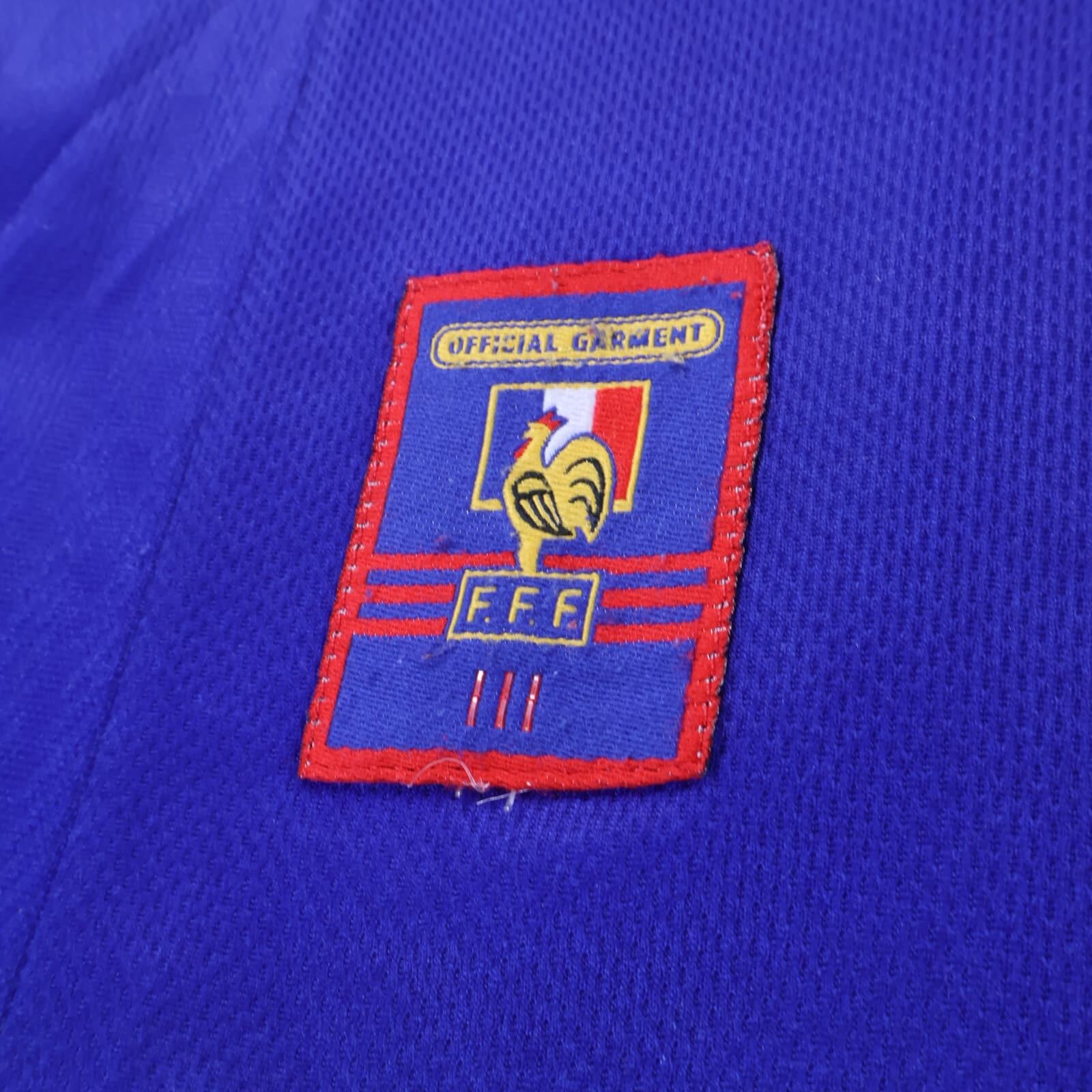 France Zidane #10 1998/00 Home Shirt - M