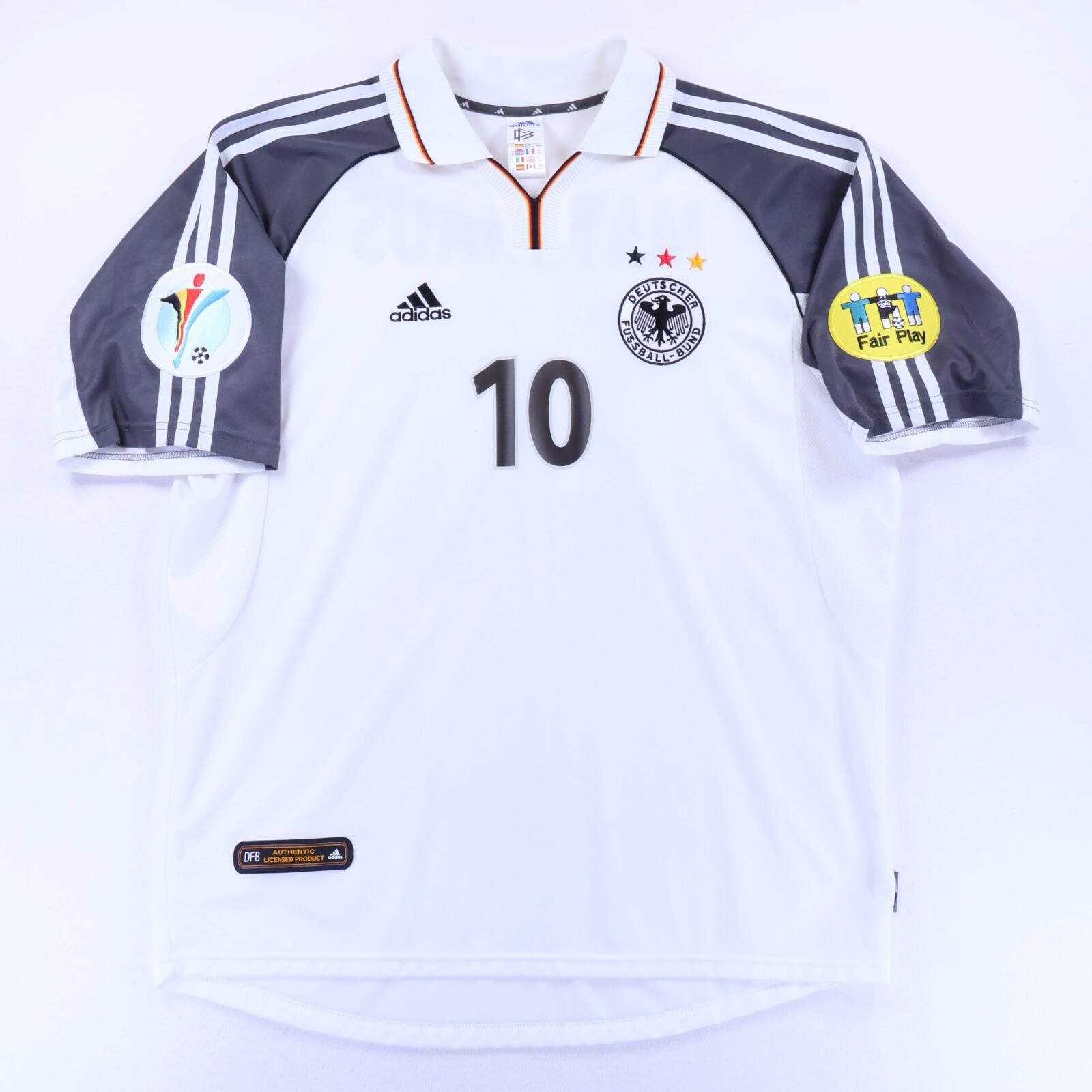 Germany Matthaus #10 2000/02 Home Shirt - XL- BACK