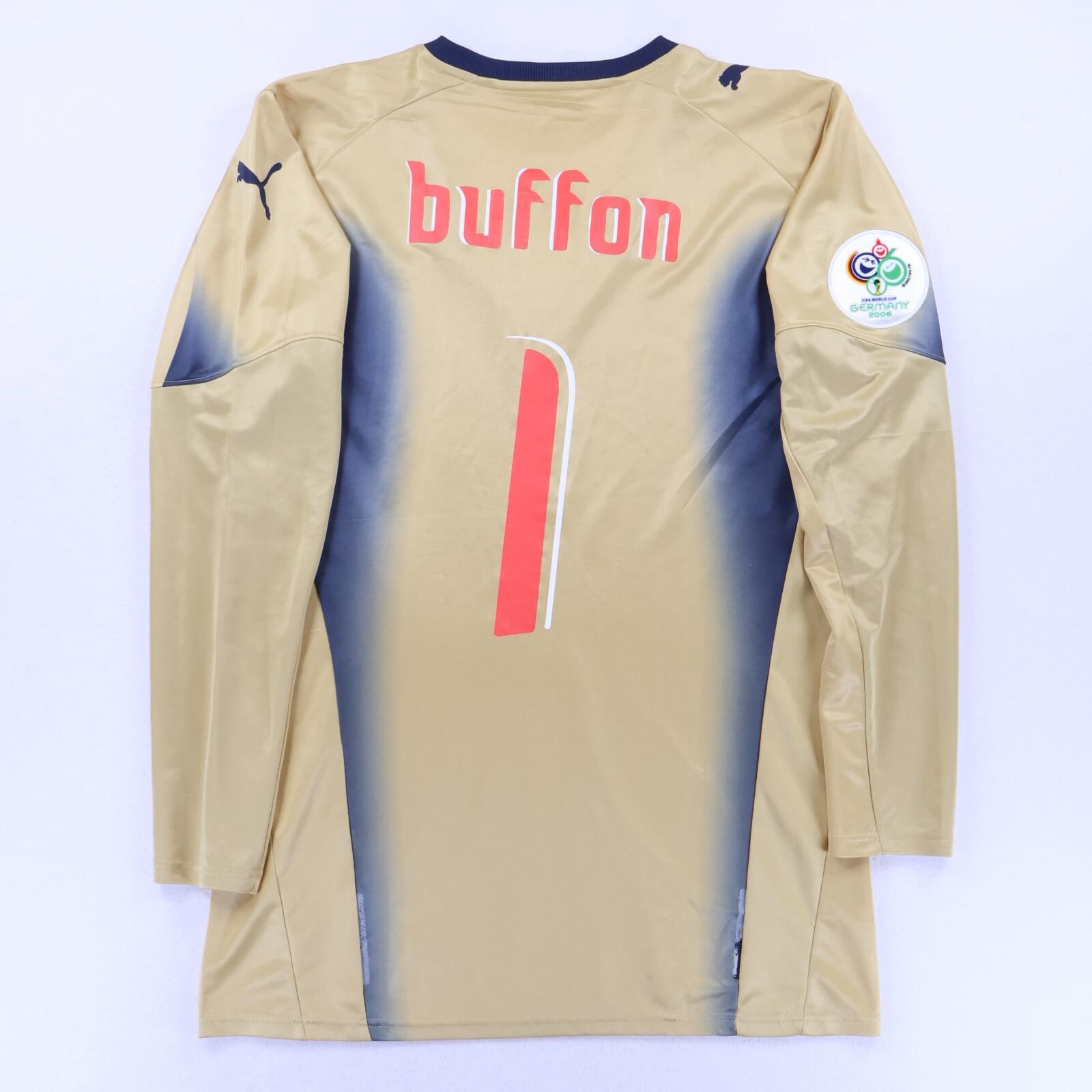 Italy Buffon #1 2006/ Goalkeeper Shirt - M- BACK