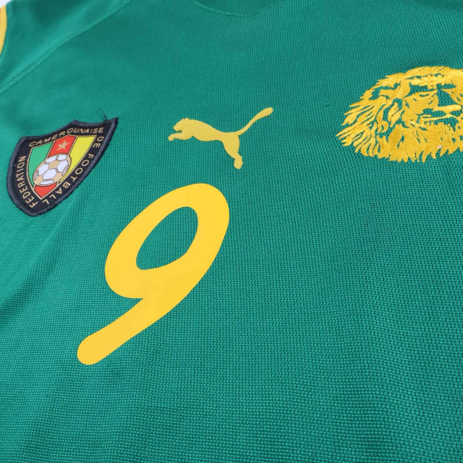 Cameroon Eto'O #9 2002/03 Home Shirt - L
