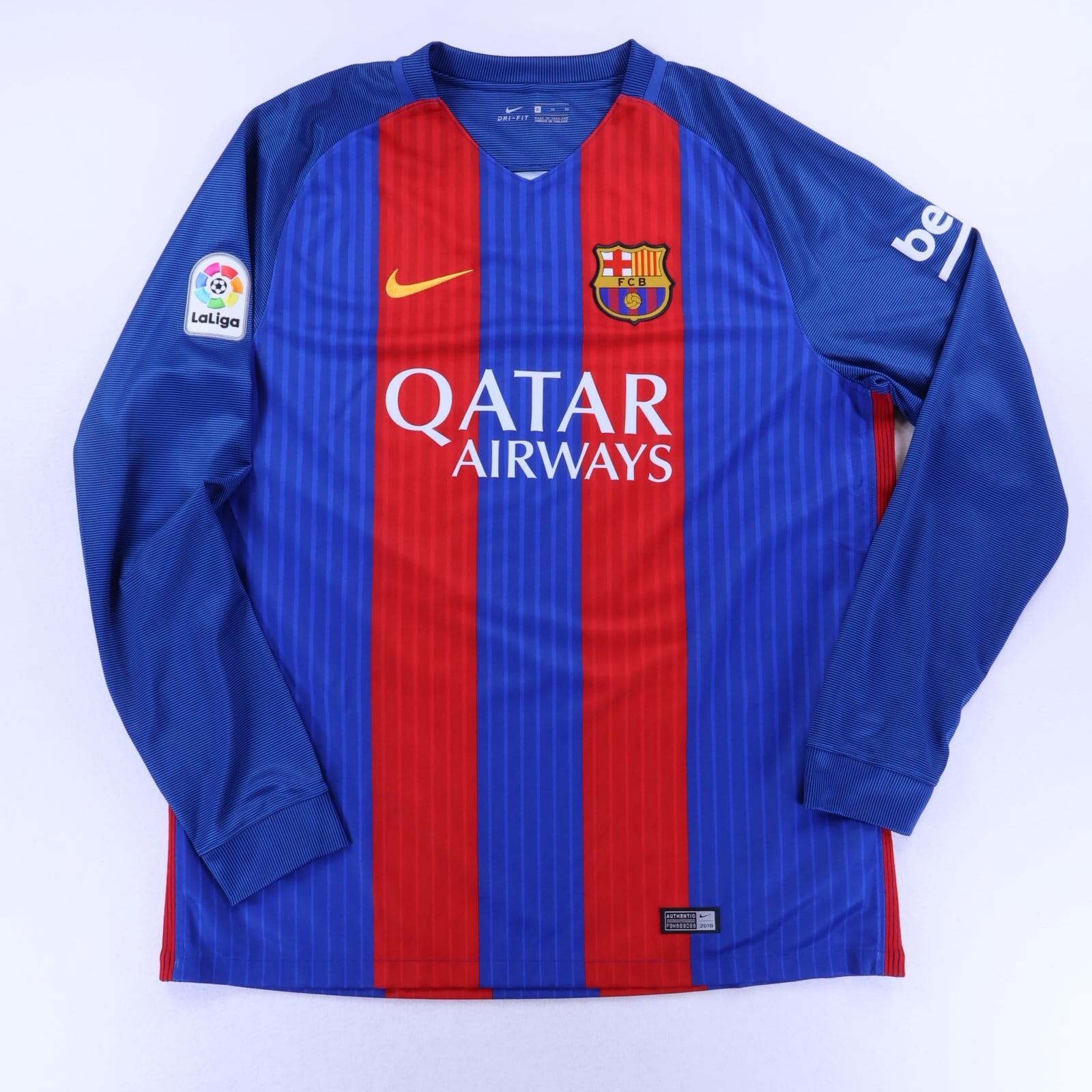 Barcelona Messi #10 2016/17 Home Shirt - XL- BACK