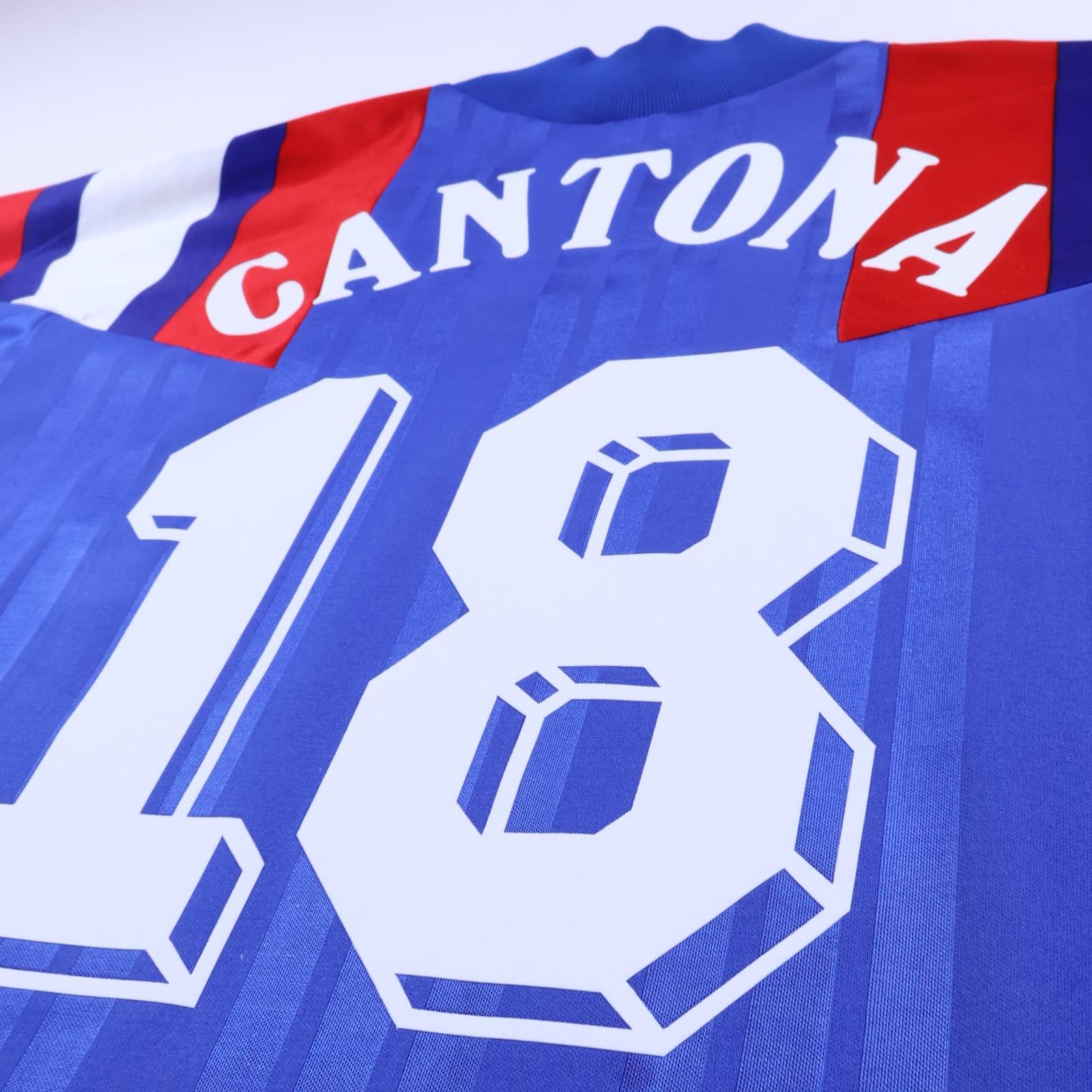 France Cantona #18 1990/92 Home Shirt - M- TAGS