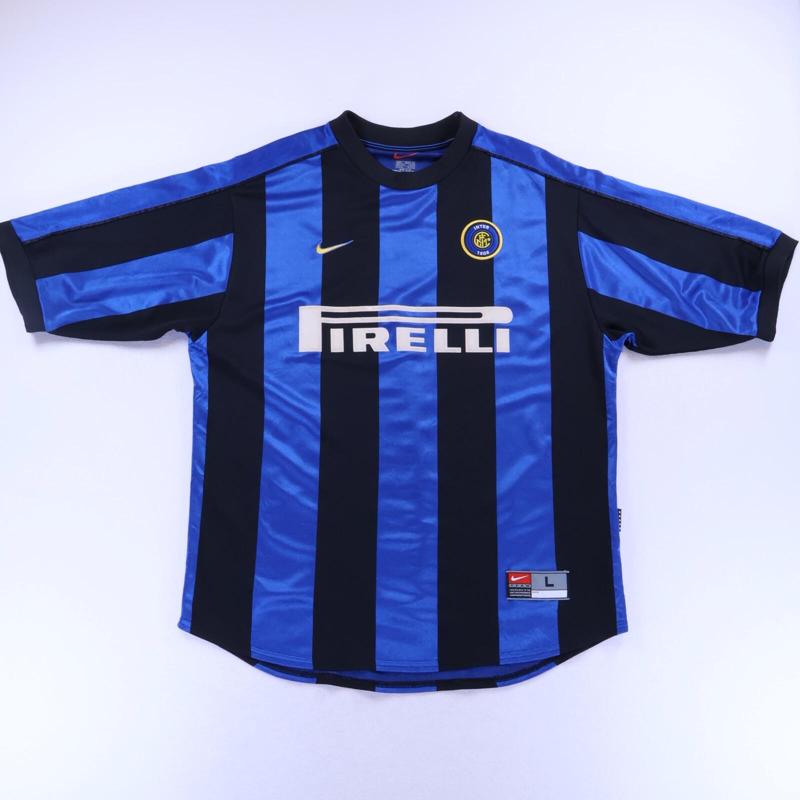 Inter Milan Ronaldo #9 1999/00 Home Shirt - L- BACK