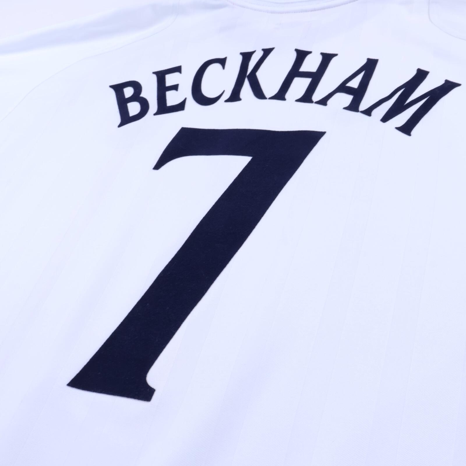England Beckham #7 2001/03 Home Shirt - L