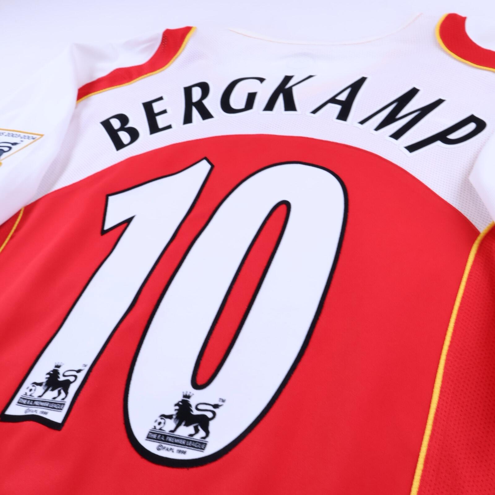 Arsenal Bergkamp #10 2004/05 Home Shirt - XL- TAGS