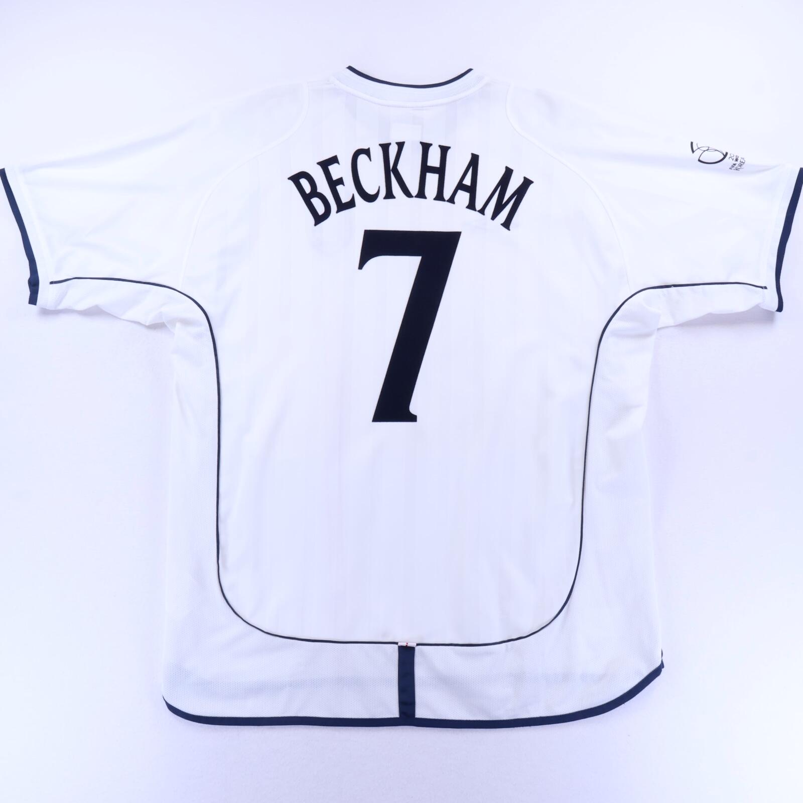 England Beckham #7 2001/03 Home Shirt - XXL- FRONT