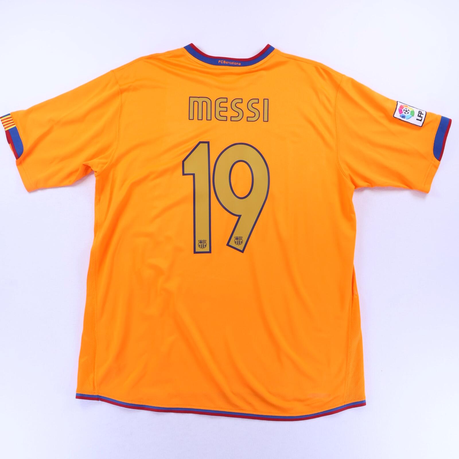Barcelona Messi #19 2006/08 Away Shirt - XL- FRONT