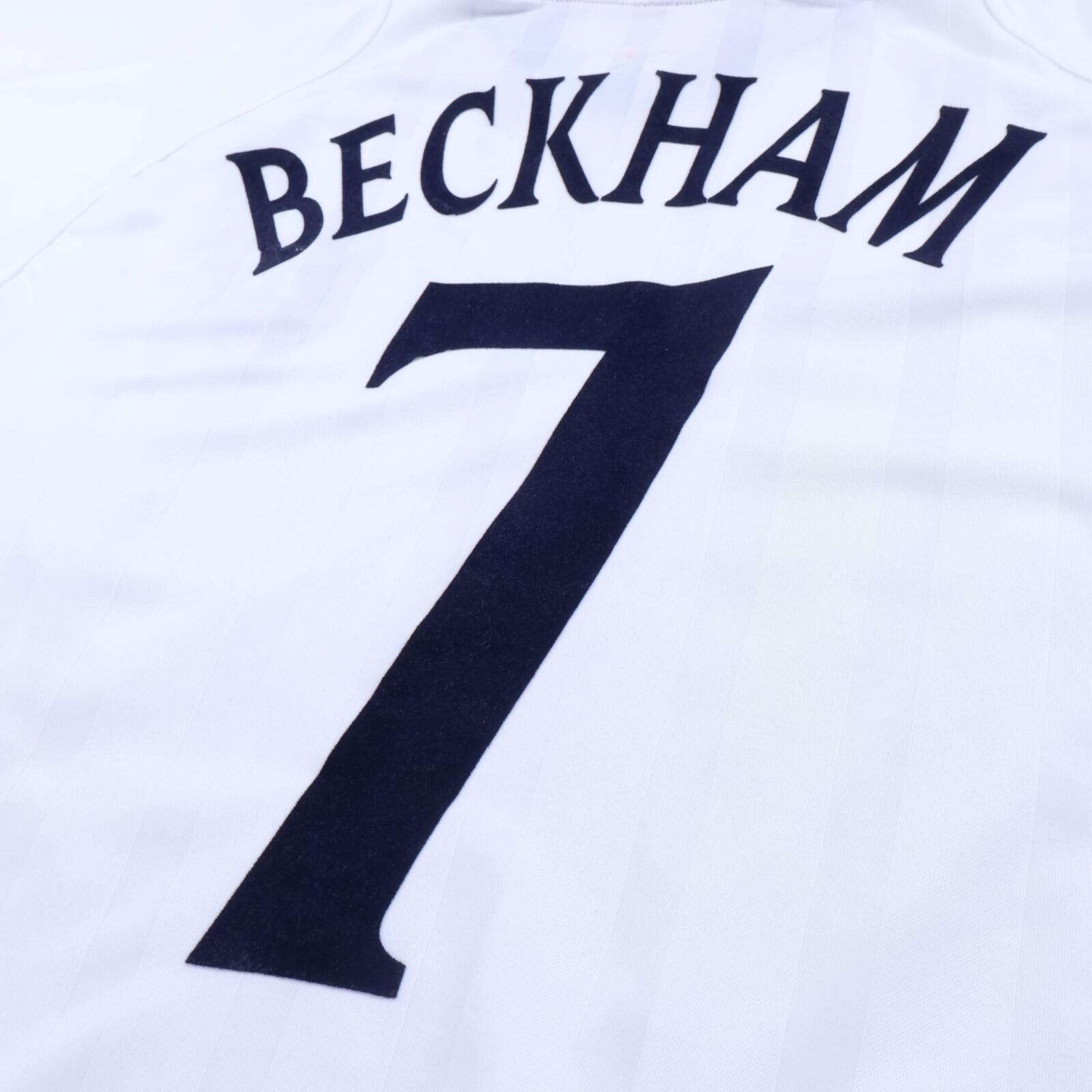 England Beckham #7 2001/03 Home Shirt - M- TAGS