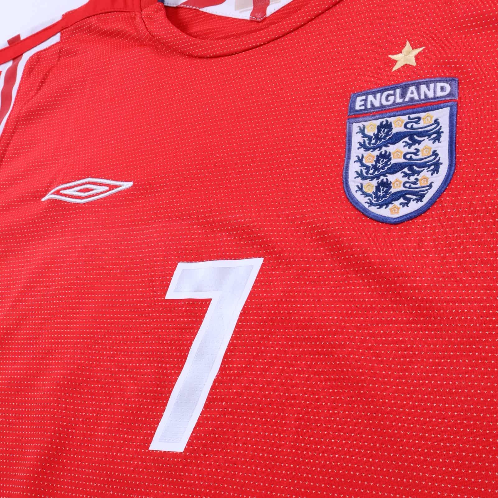 England Beckham #7 2004/06 Away Shirt - M