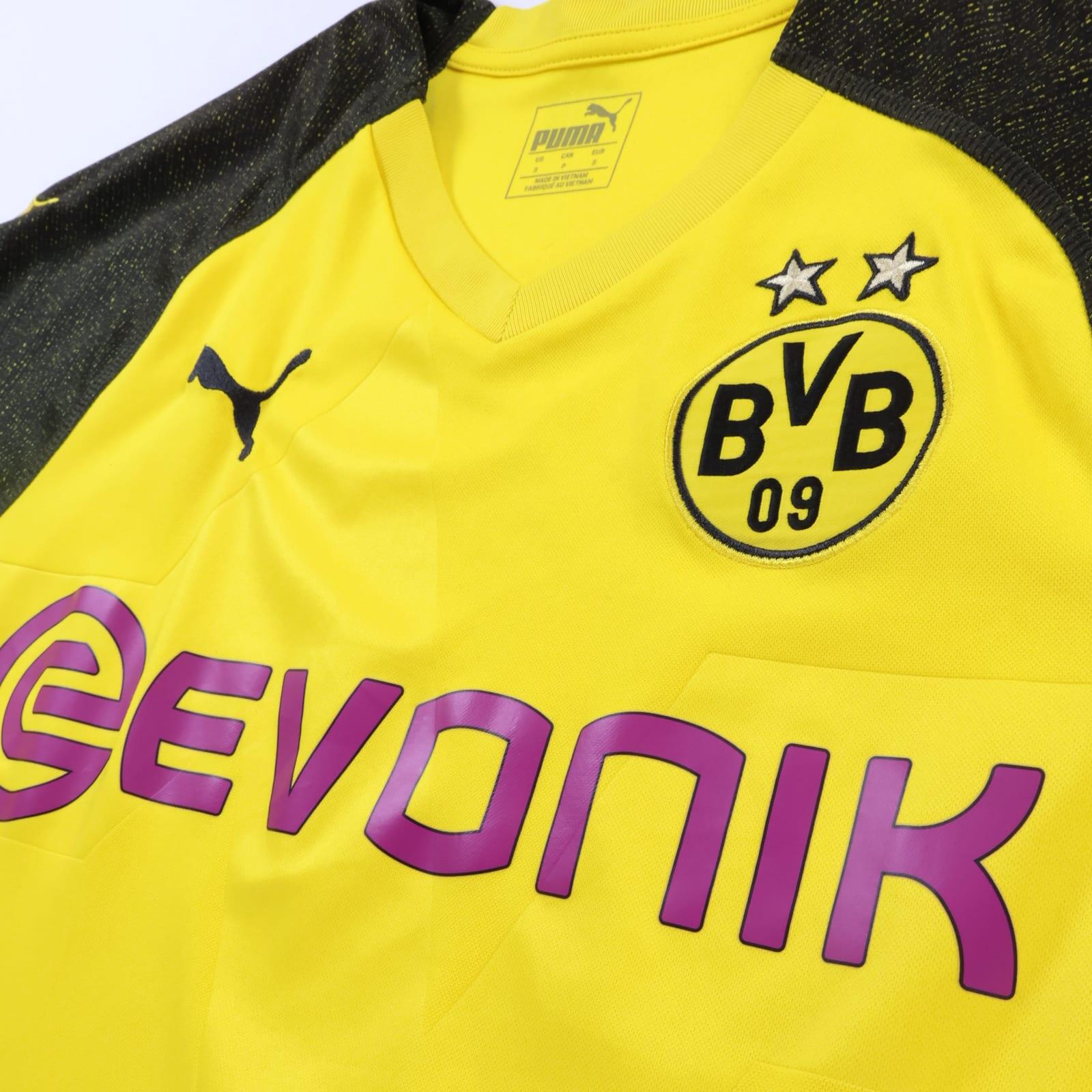Borussia Dortmund 2018/19 Home Shirt - S- BACK