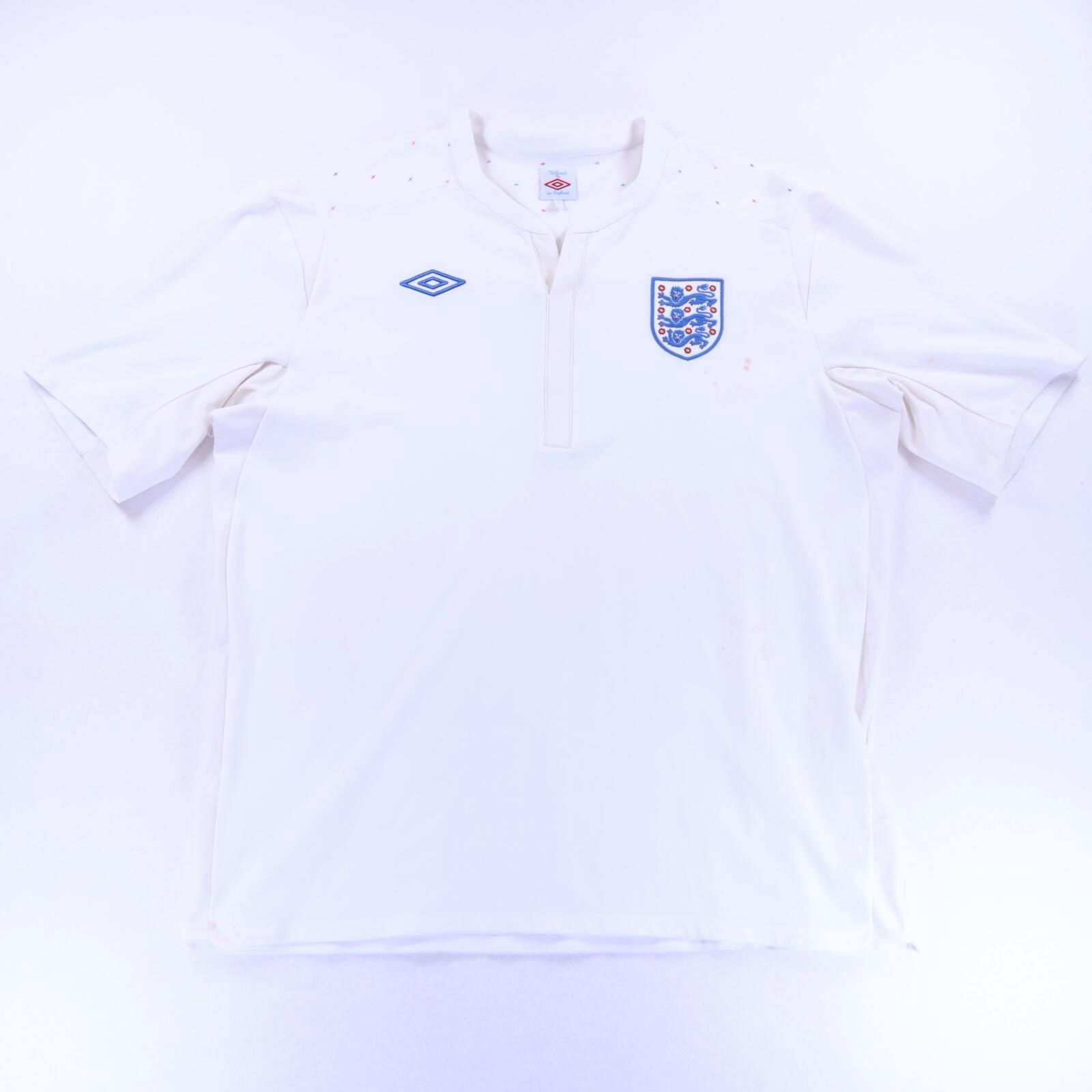 England 2010/12 Home Shirt - 2XL- FRONT