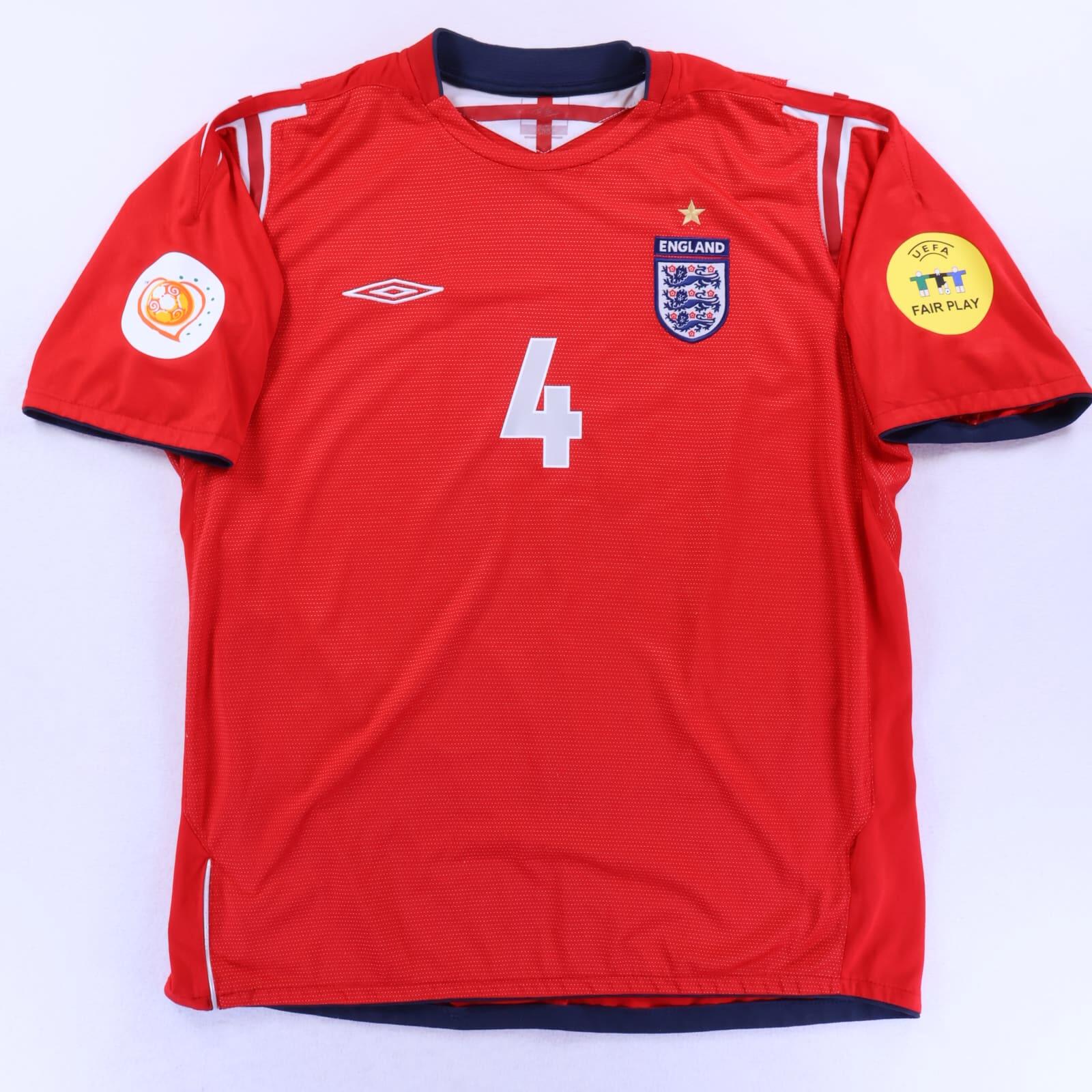 England Gerrard #4 2004/06 Away Shirt - XL- BACK