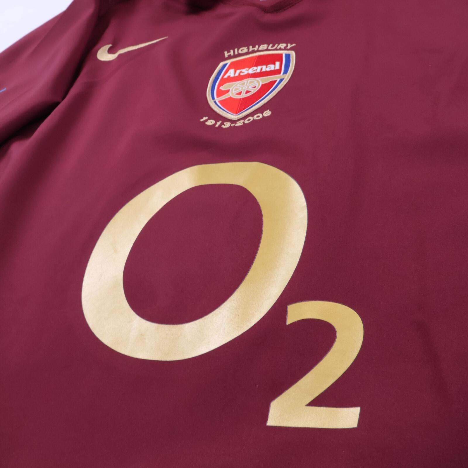 Arsenal 2005/06 Home Shirt - M- TAGS