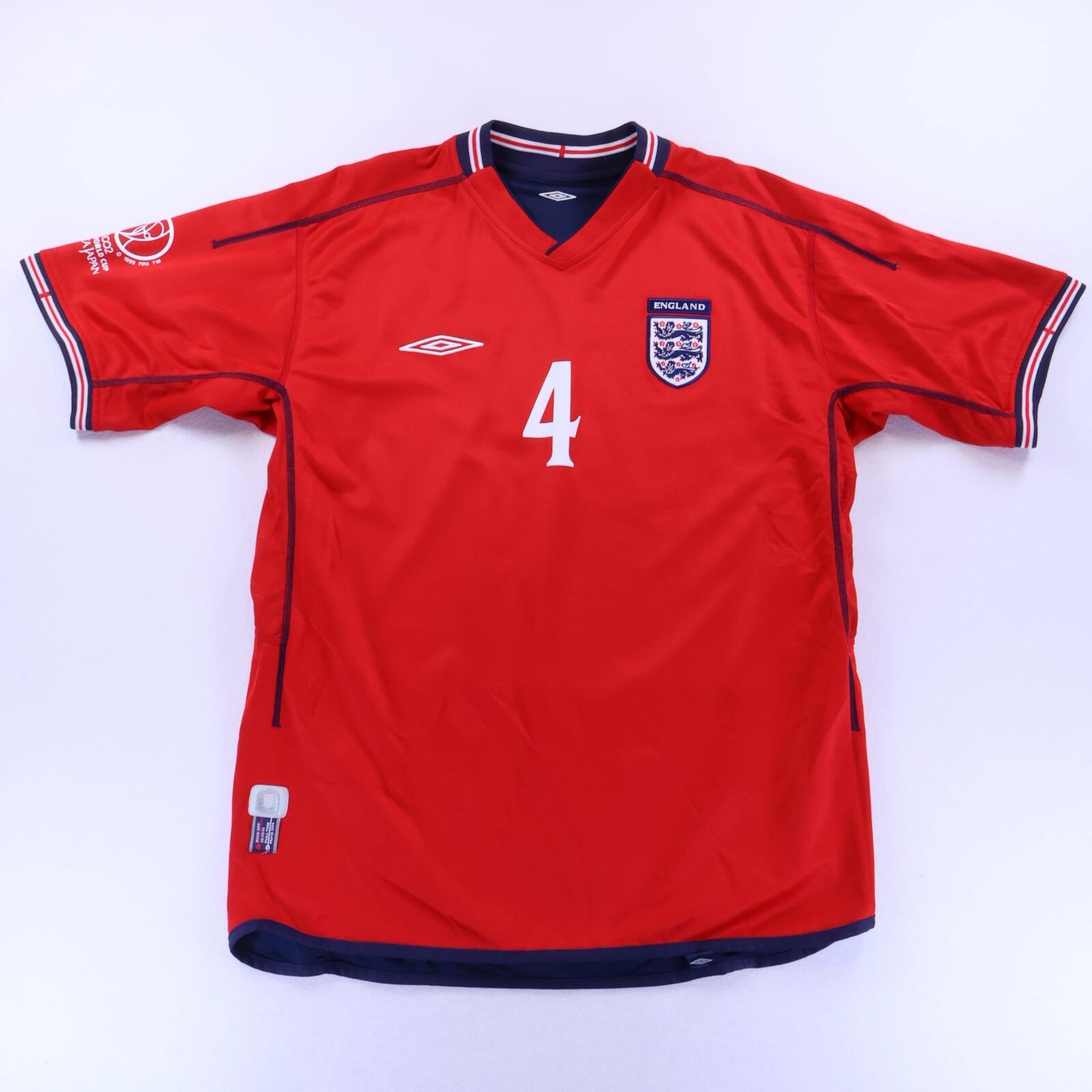 England Gerrard #4 2002/04 Away Shirt - Reversible - XL- BACK