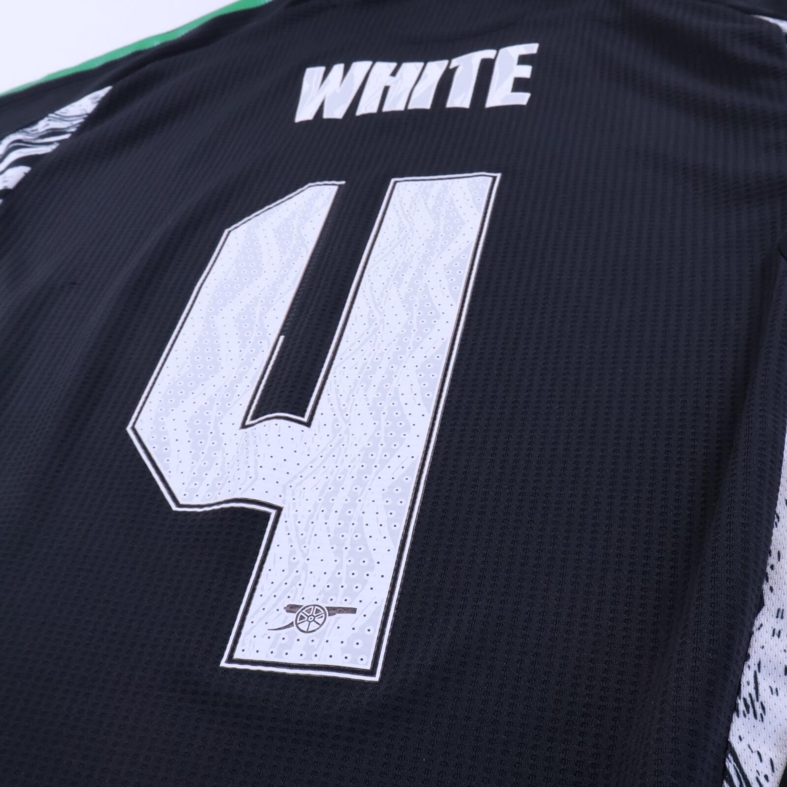Arsenal White #4 2024/25 Away Shirt - M- TAGS