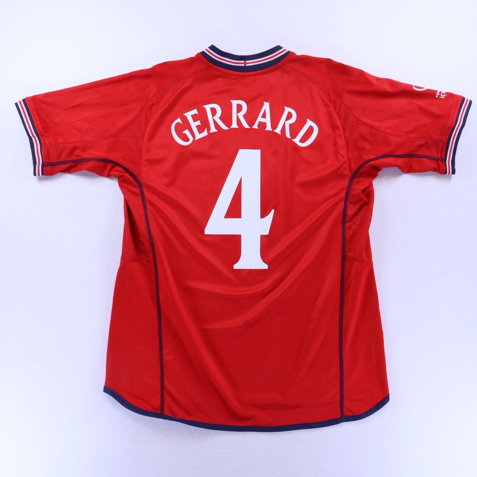 England Gerrard #4 2002/04 Away Shirt - Reversible - XL- FRONT