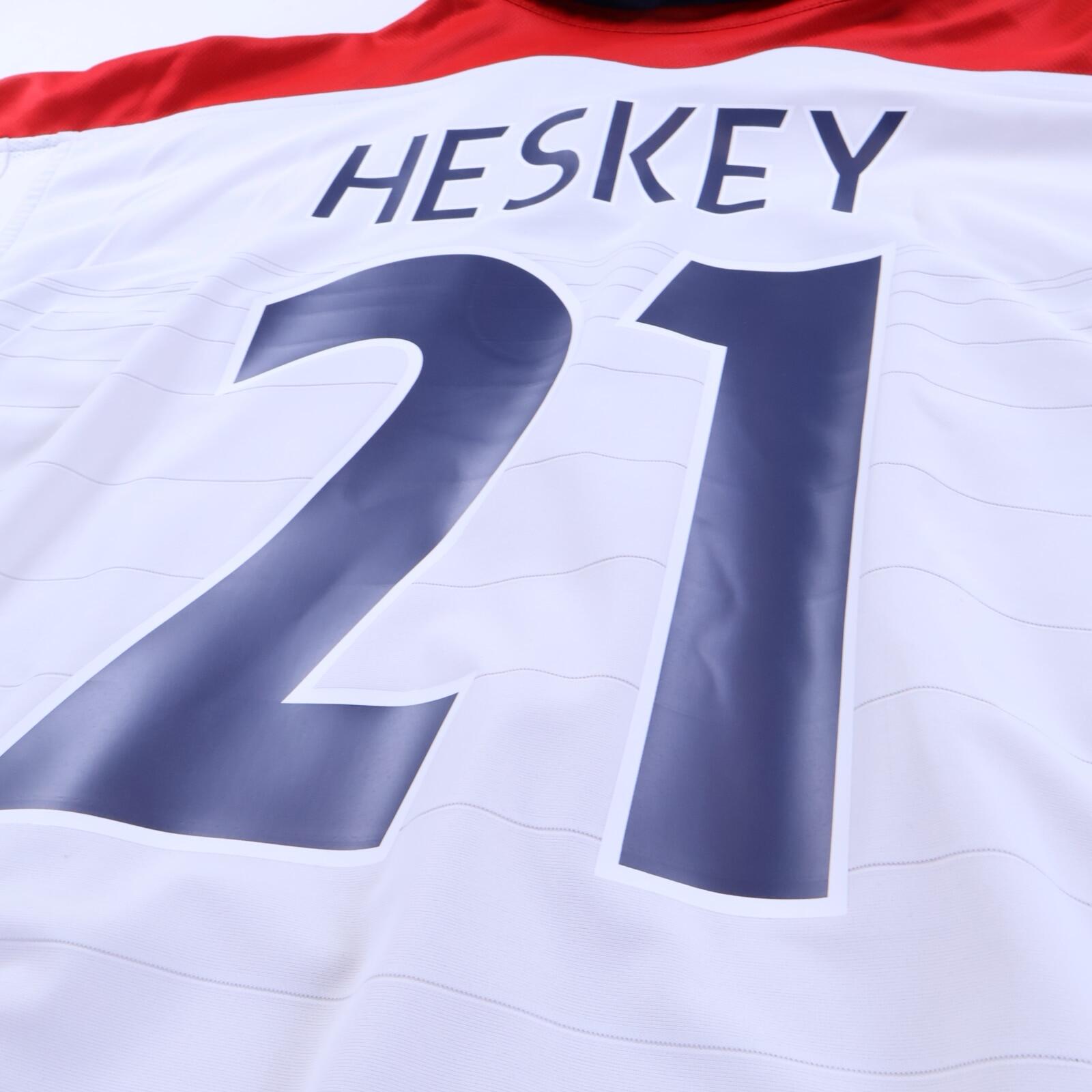 England Heskey #21 2003/05 Home Shirt - Reversible - 2XL