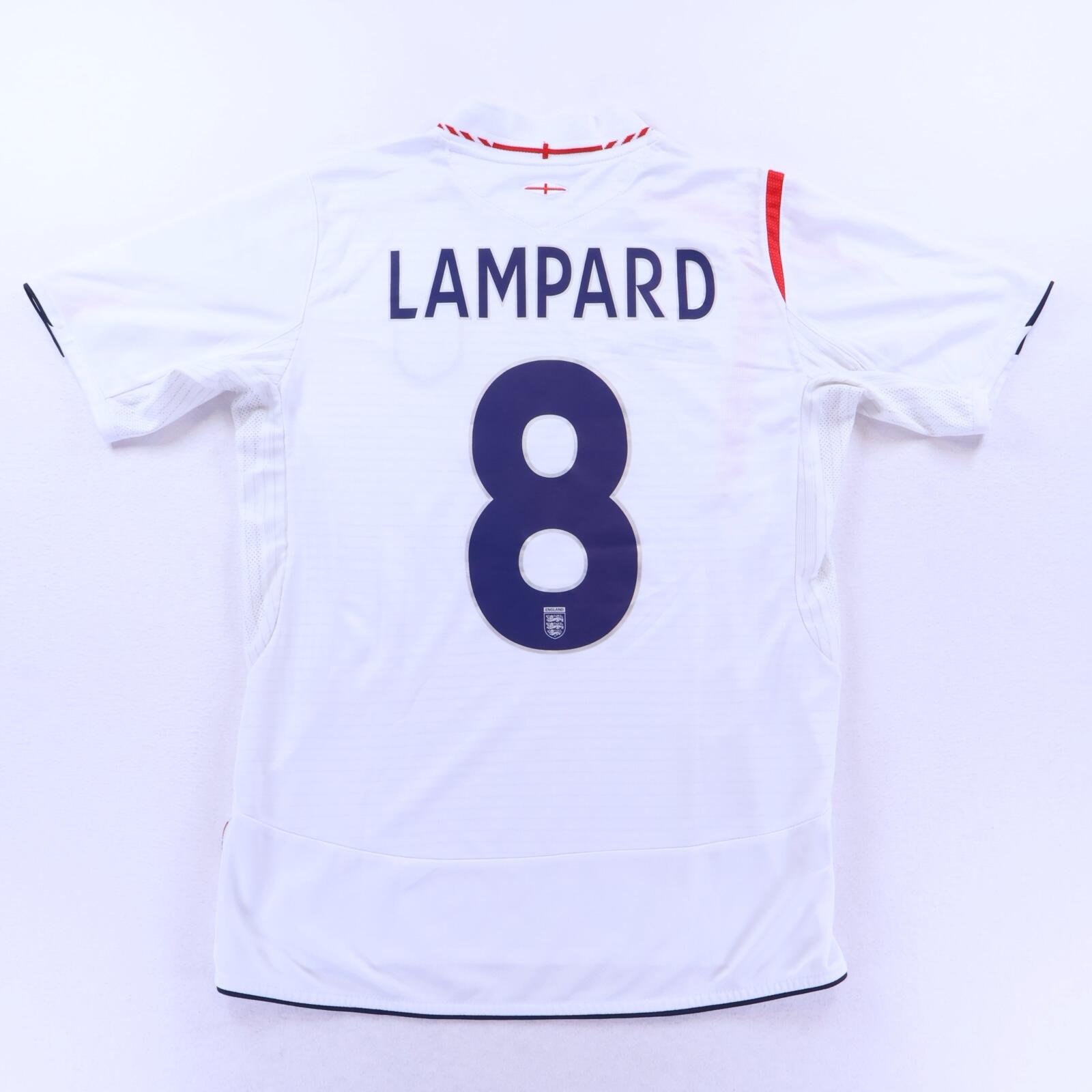 England Lampard #8 2005/07 Home Shirt - M- FRONT