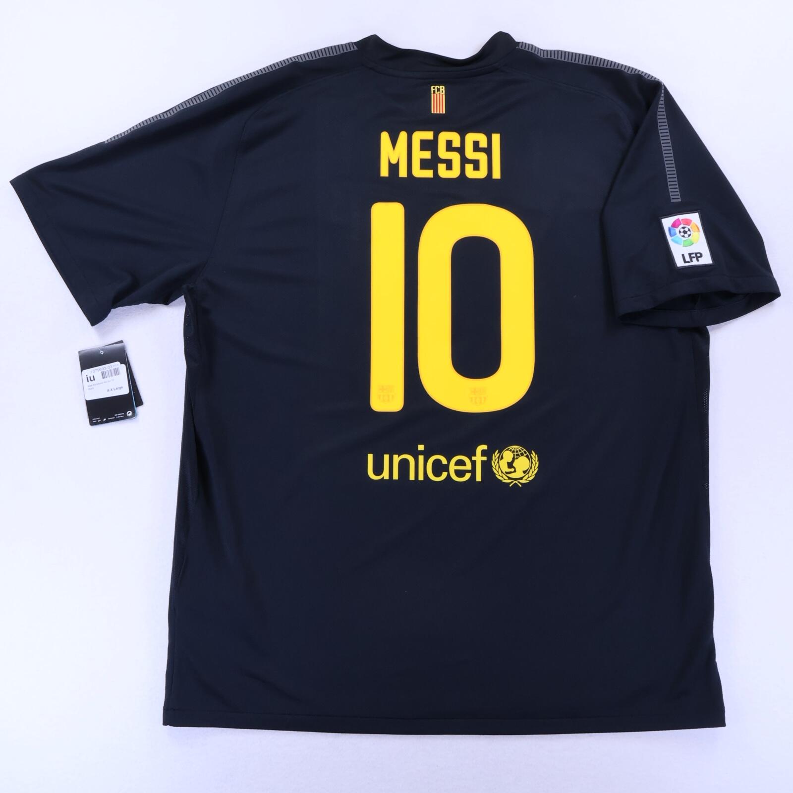 *NWT* Barcelona Messi #10 2011/12 Away Shirt - 2XL