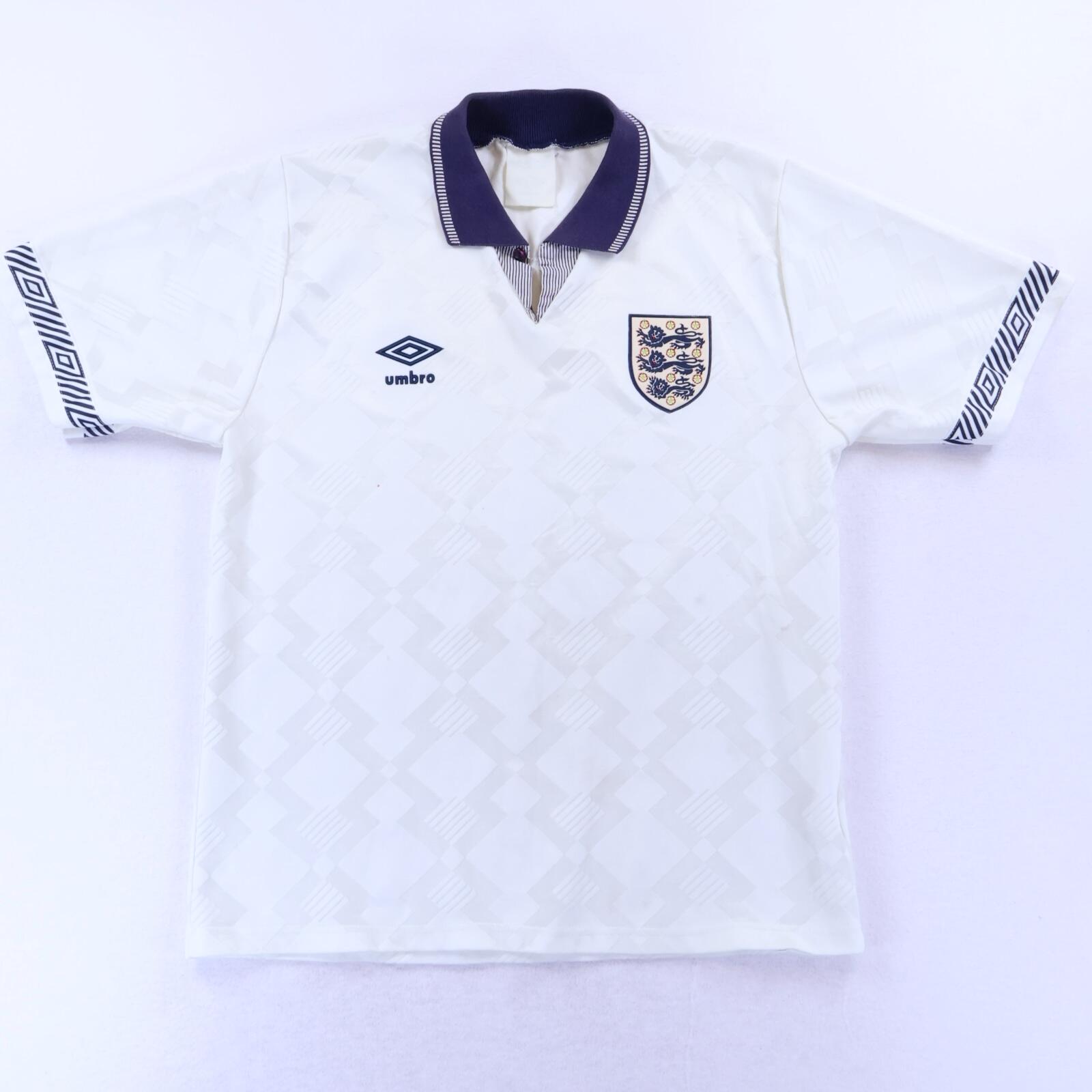 England 1990/92 Home Shirt - S