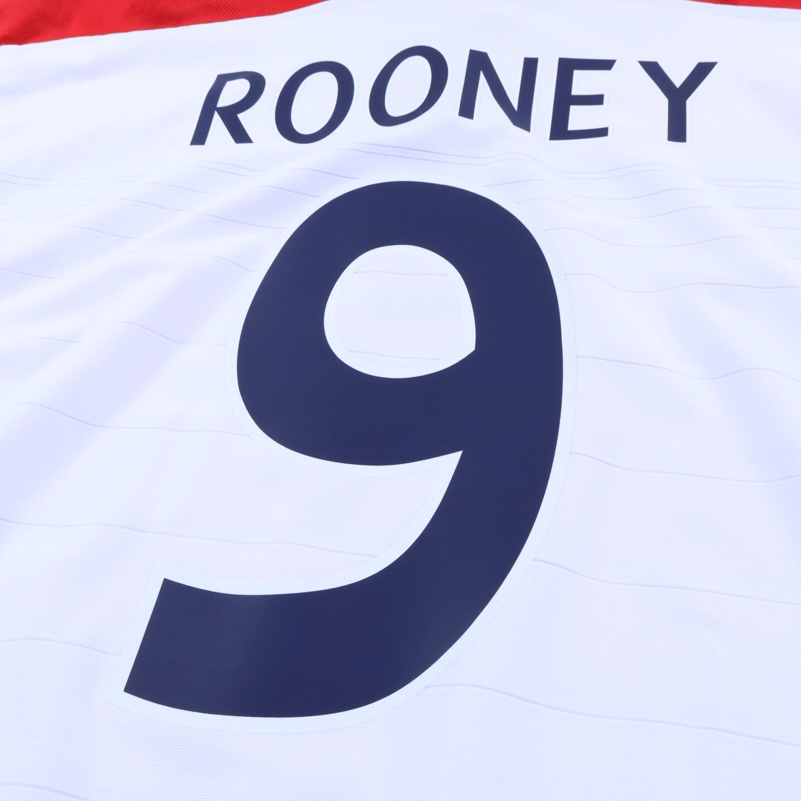 England Rooney #9 2003/05 Home Shirt - Reversible - XL