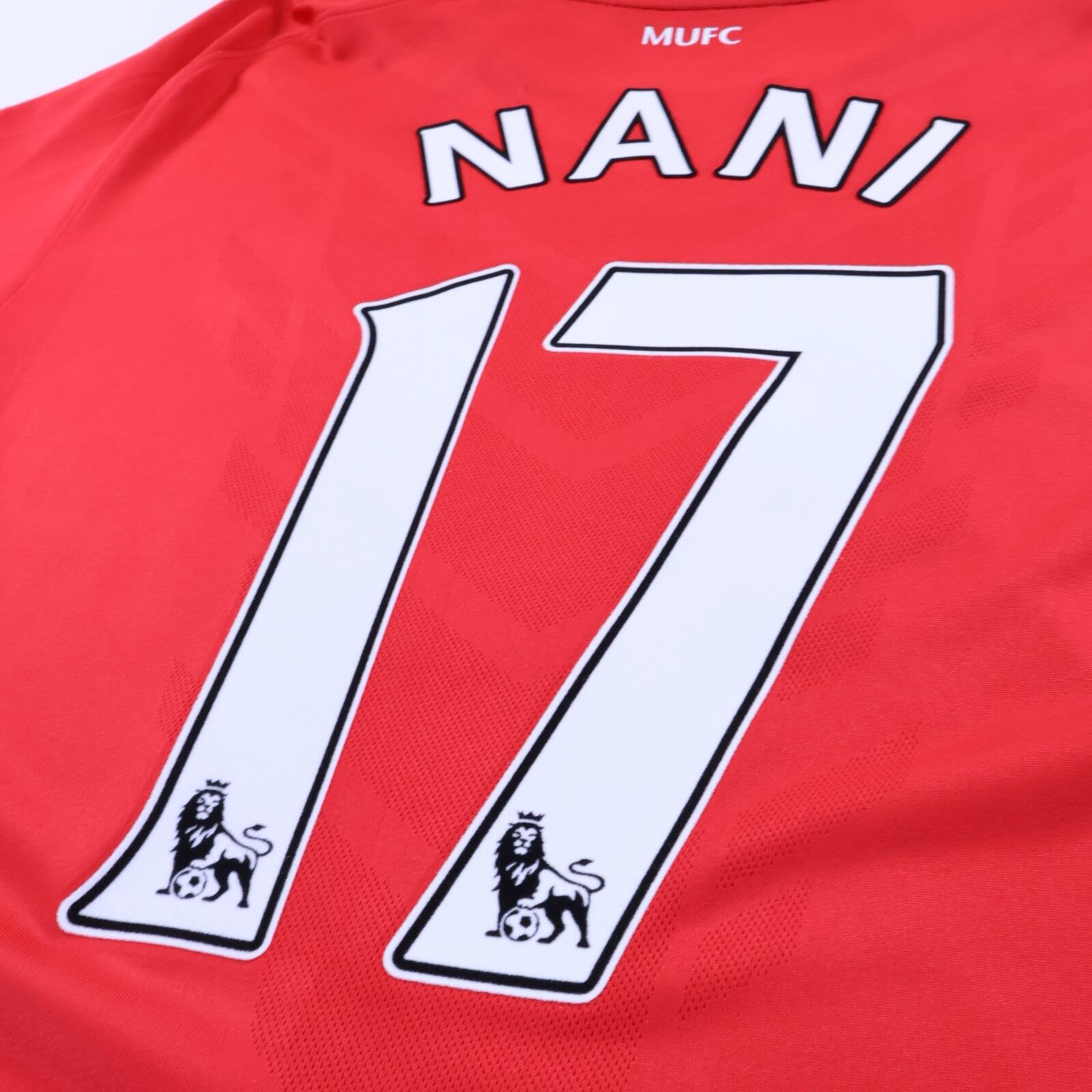 Manchester United Nani #17 2010/11 Home Shirt - XL