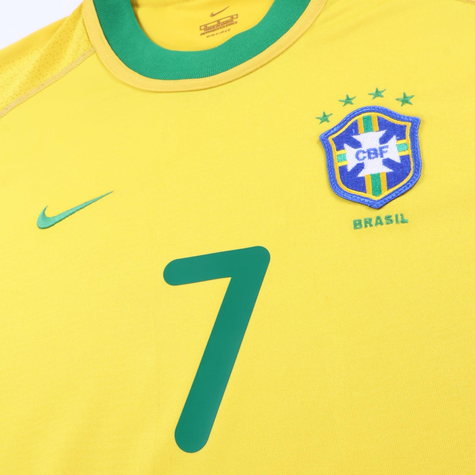 *MINT* Brazil Ronaldinho #7 2000/02 Home Shirt - M