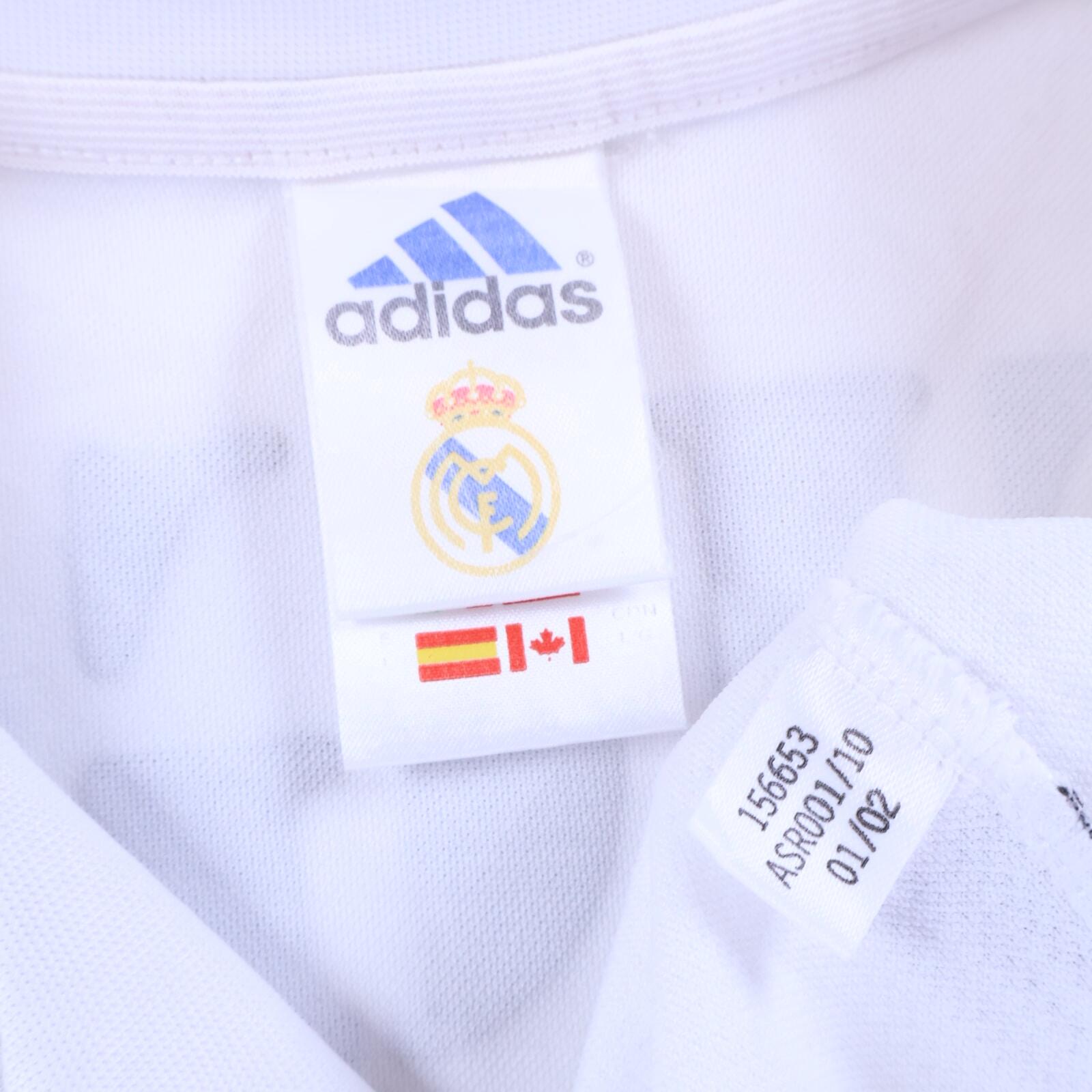 Real Madrid Figo #10 2002/03 Home Shirt - Centenary - L