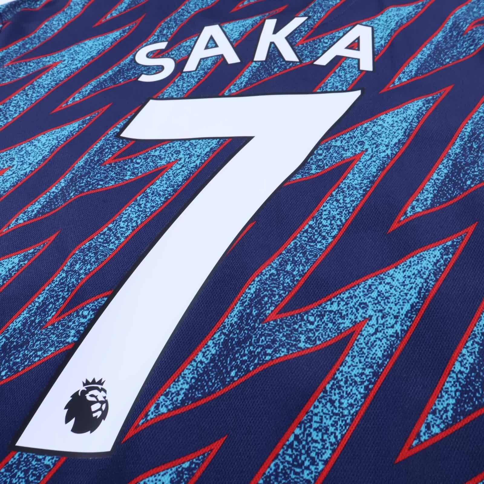 Arsenal Saka #7 2021/22 Third Shirt - S