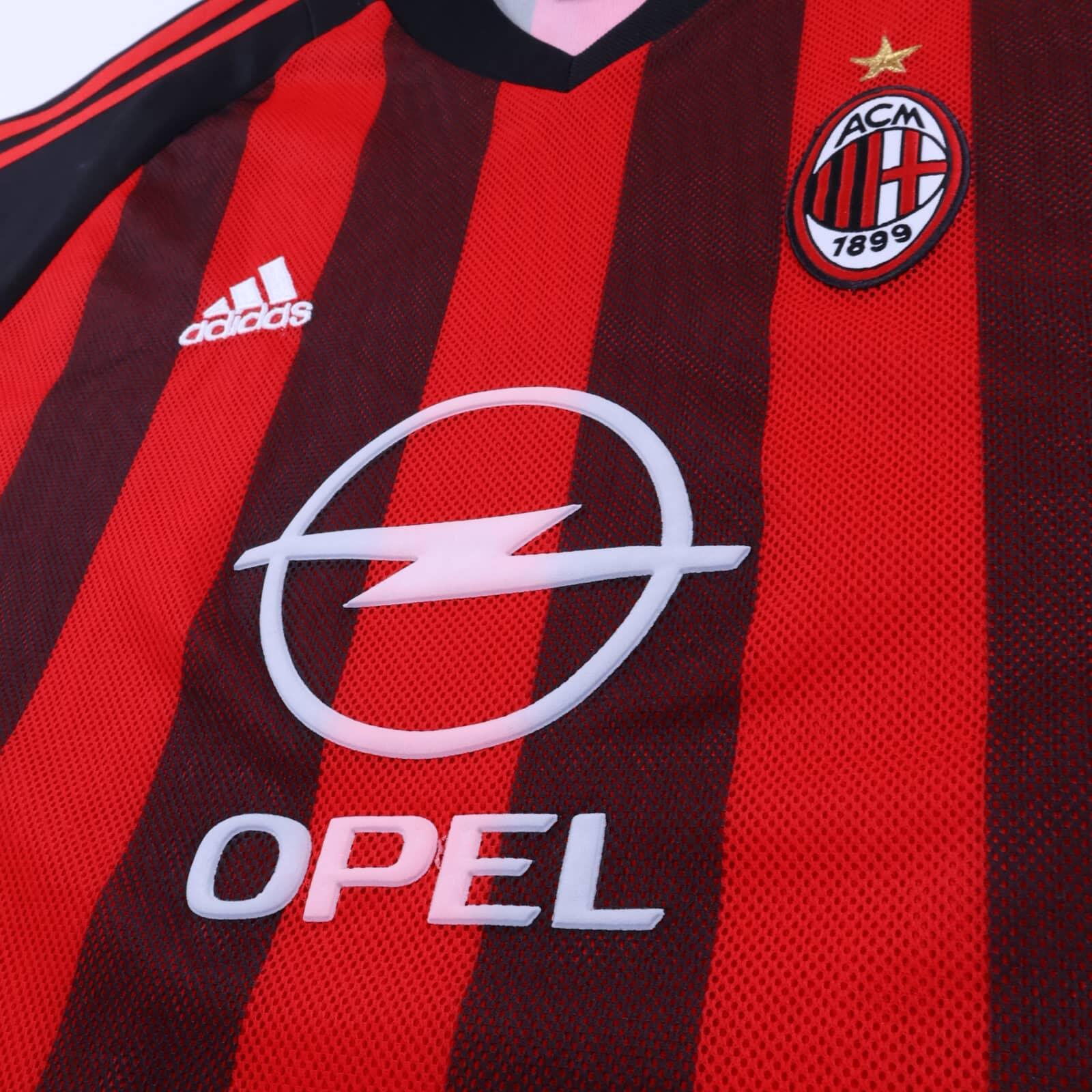 Ac Milan Maldini #3 2002/03 Home Shirt - L