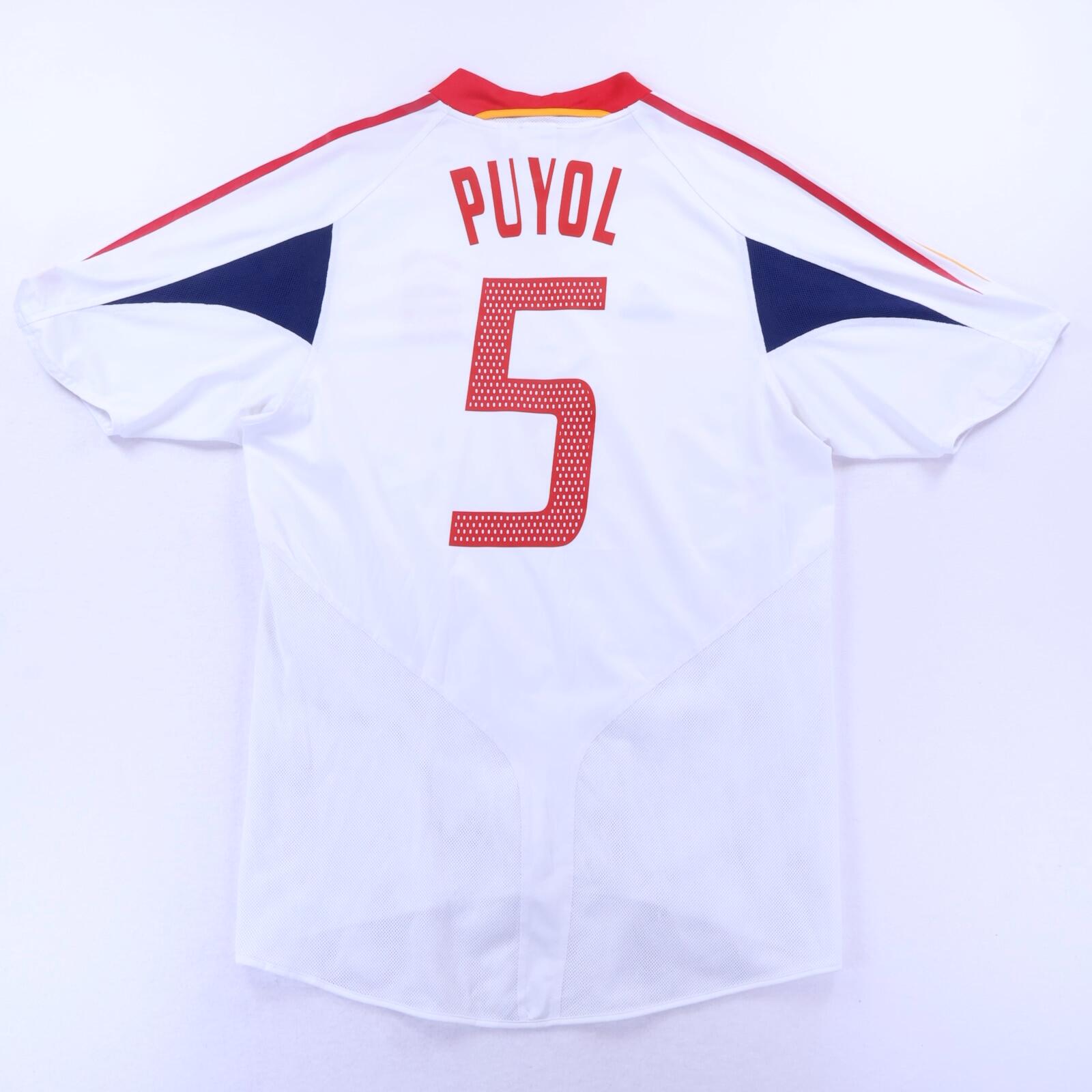 Spain Puyol #5 2004/06 Away Shirt - L