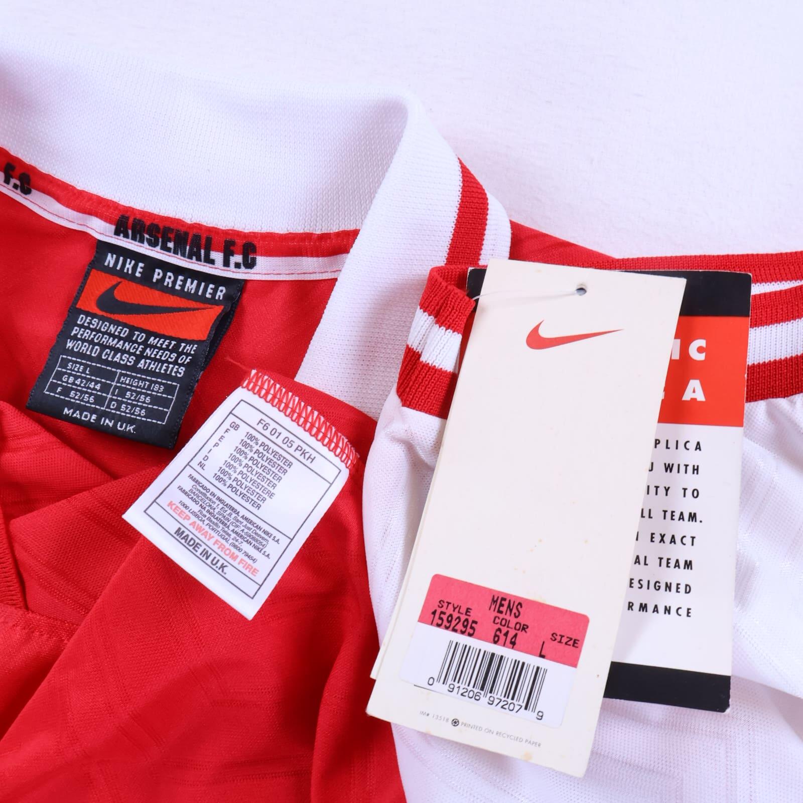 *NWT* Arsenal 1996/98 Home Shirt - L