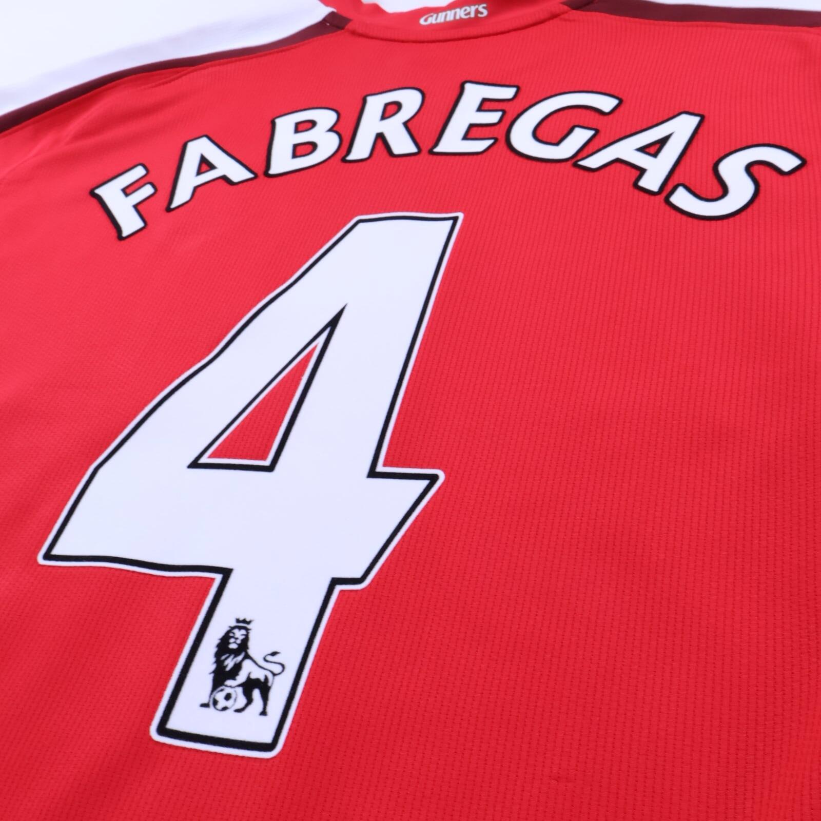 Arsenal Fabregas #4 2008/10 Home Shirt - L