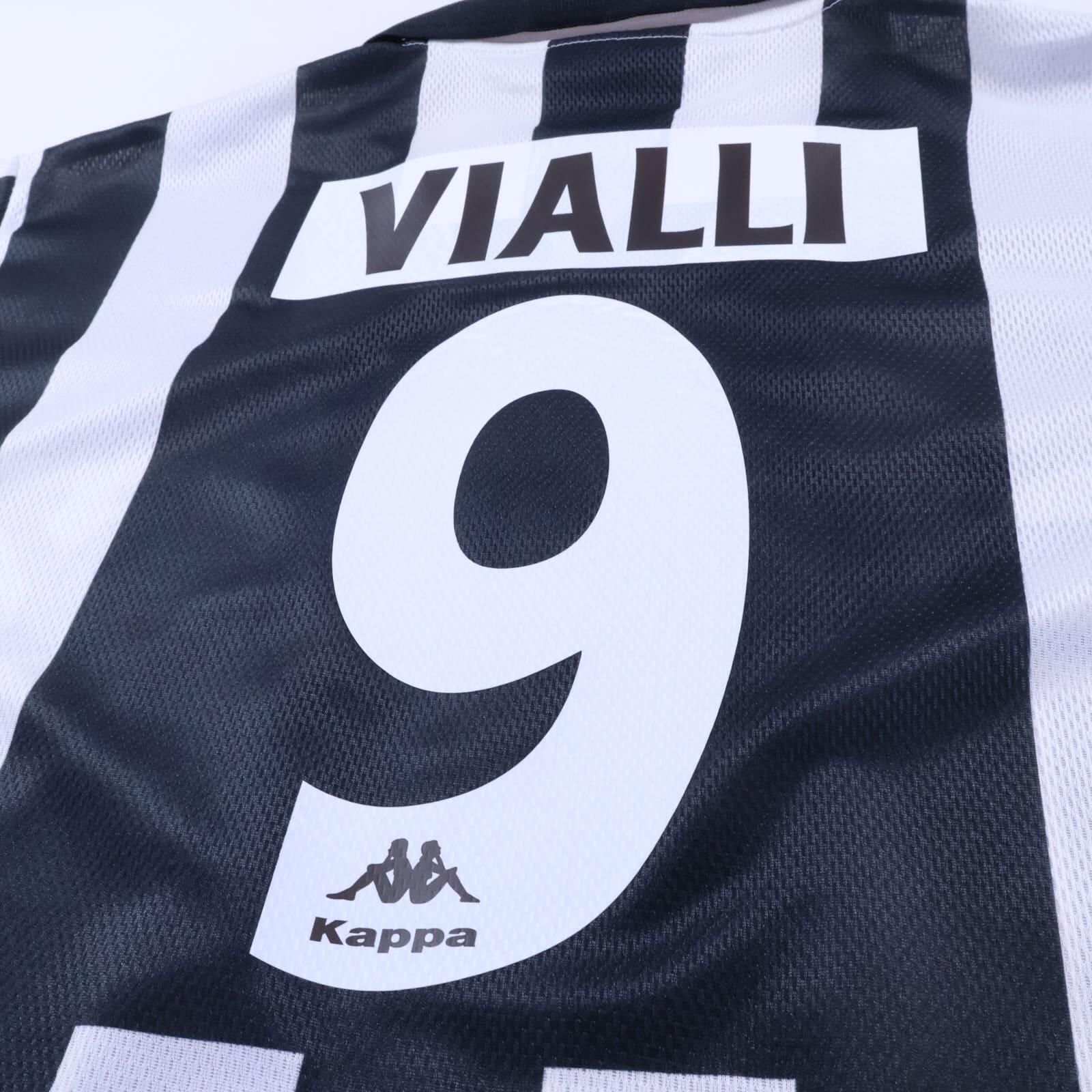 Juventus Vialli #9 1996/97 Home Shirt - Long Sleeve - M