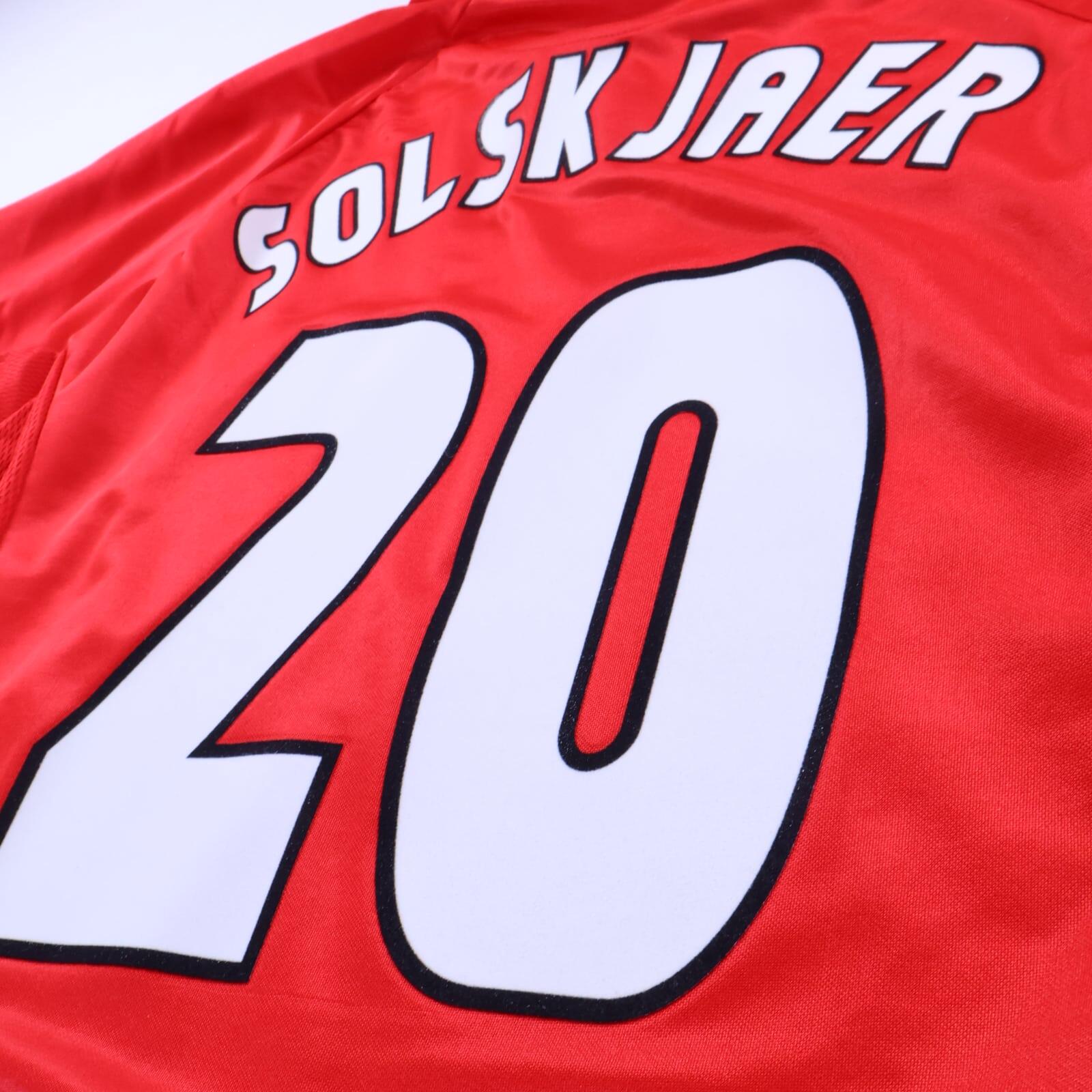 Manchester United Solskjaer #20 1998/00 Home Shirt - XL