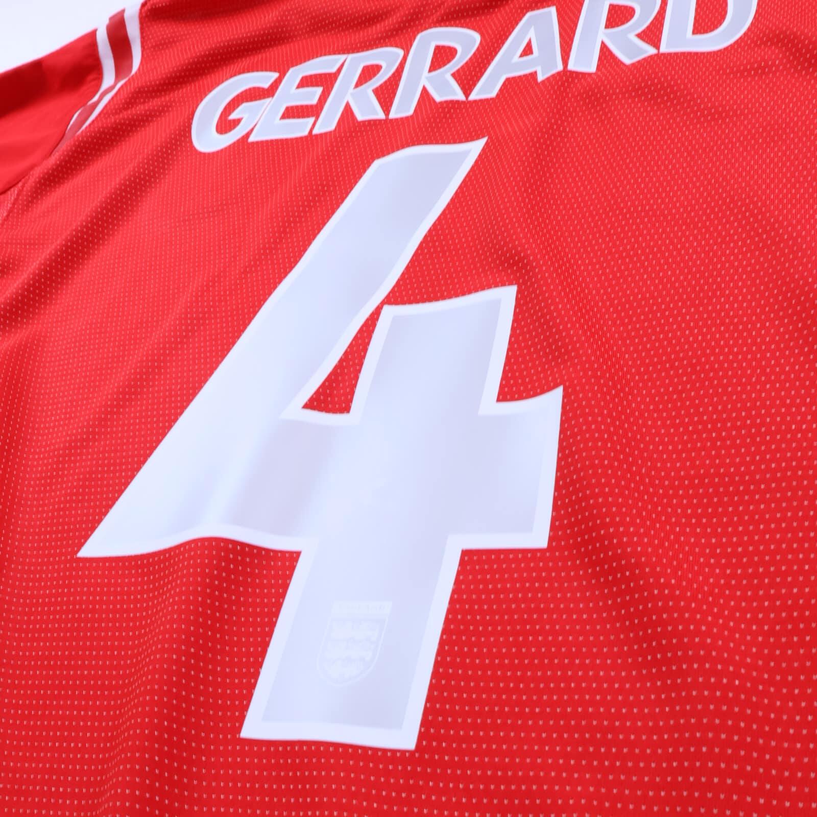 England Gerrard #4 2004/06 Away Shirt - L