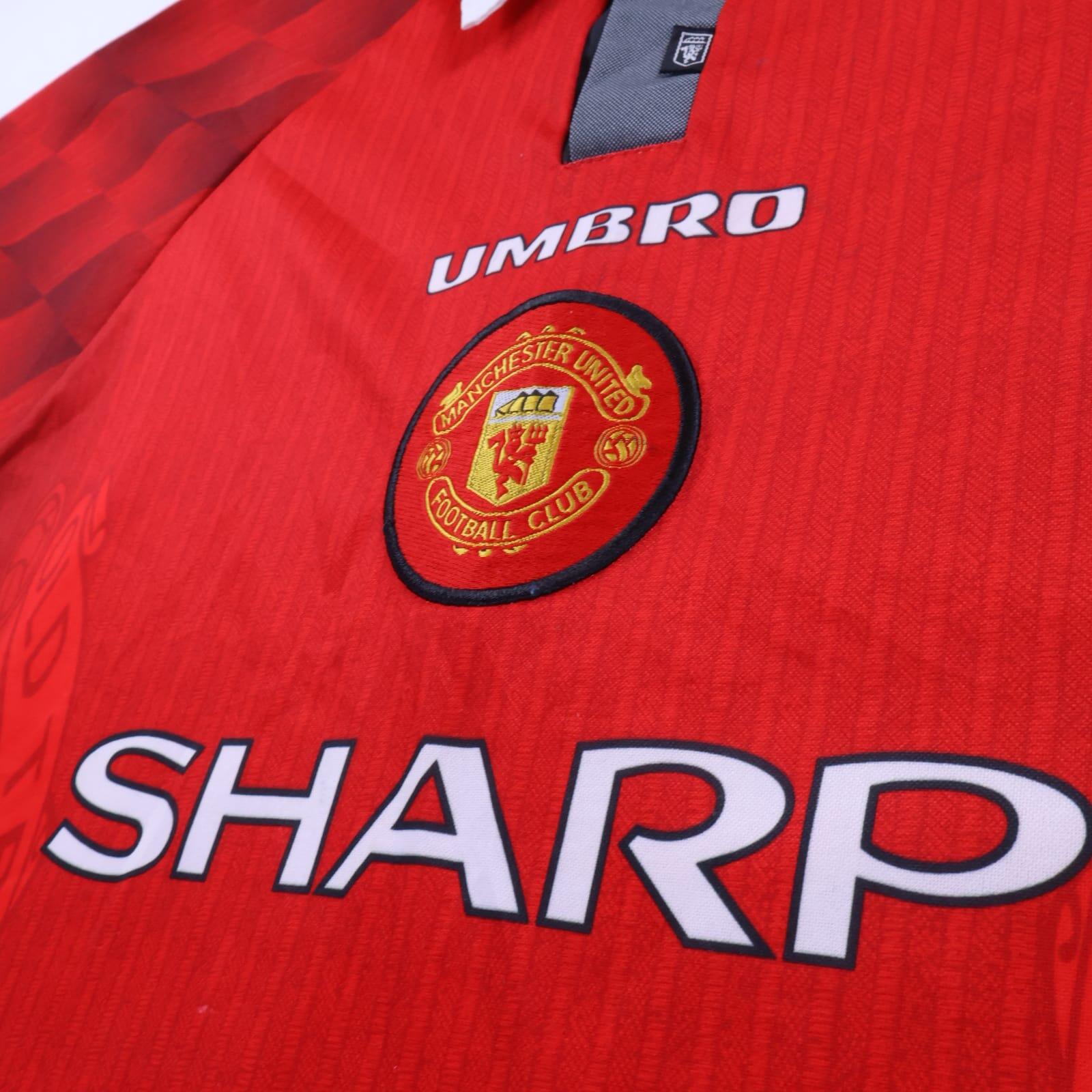 *MINT* Manchester United Cantona #7 1996/98 Home Shirt - XL
