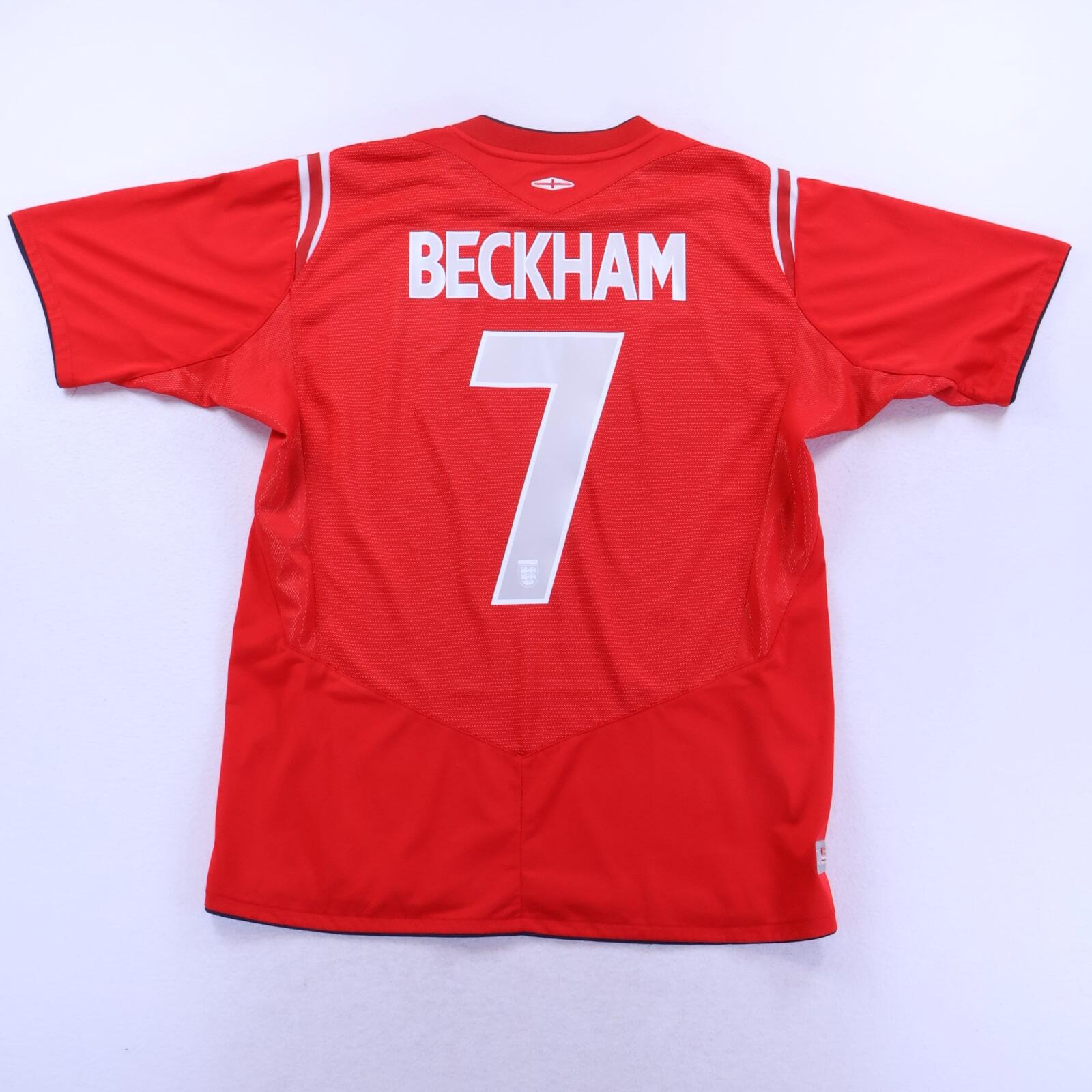 England Beckham #7 2004/06 Away Shirt - L