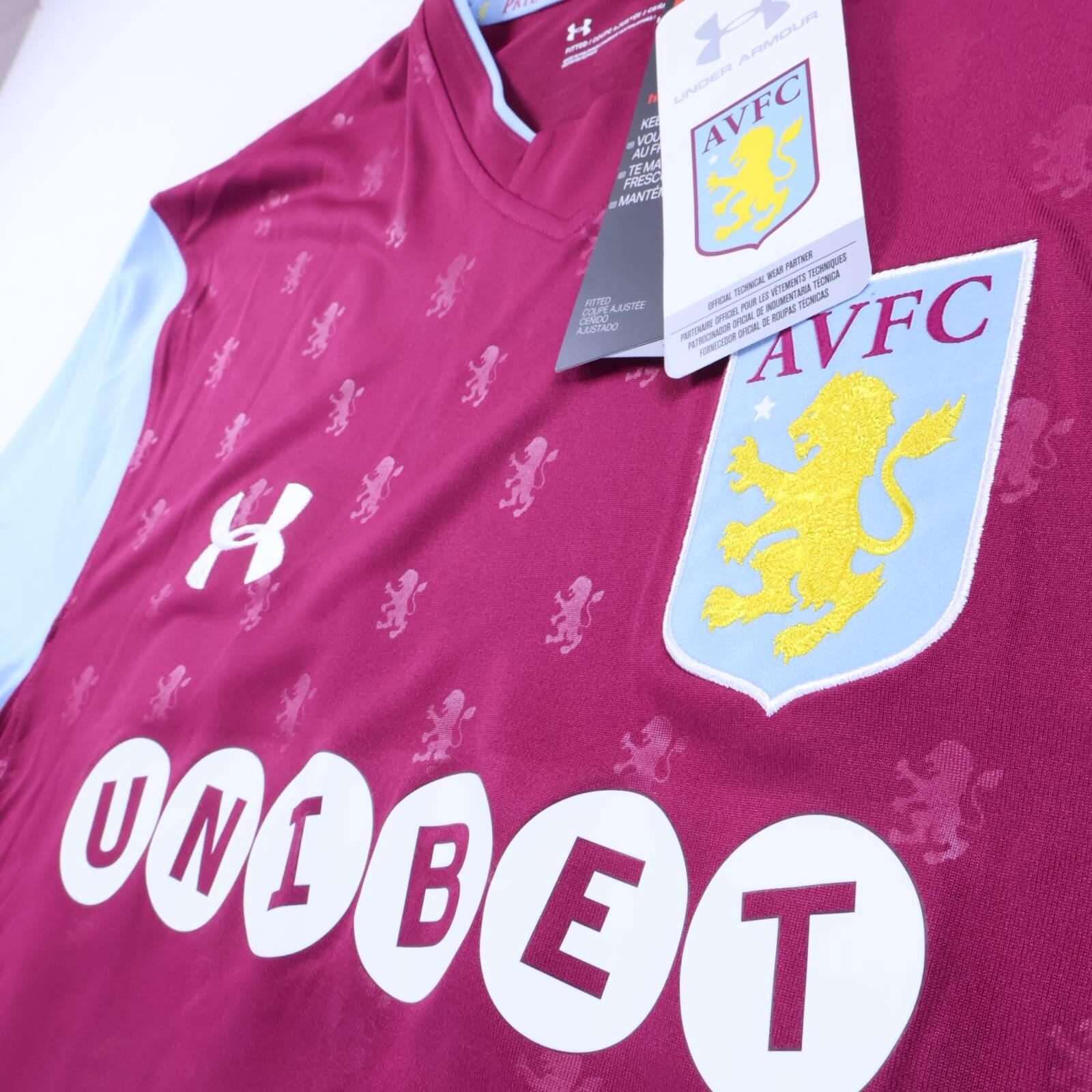*NWT* Aston Villa Grealish #40 2017/18 Home Shirt - XL