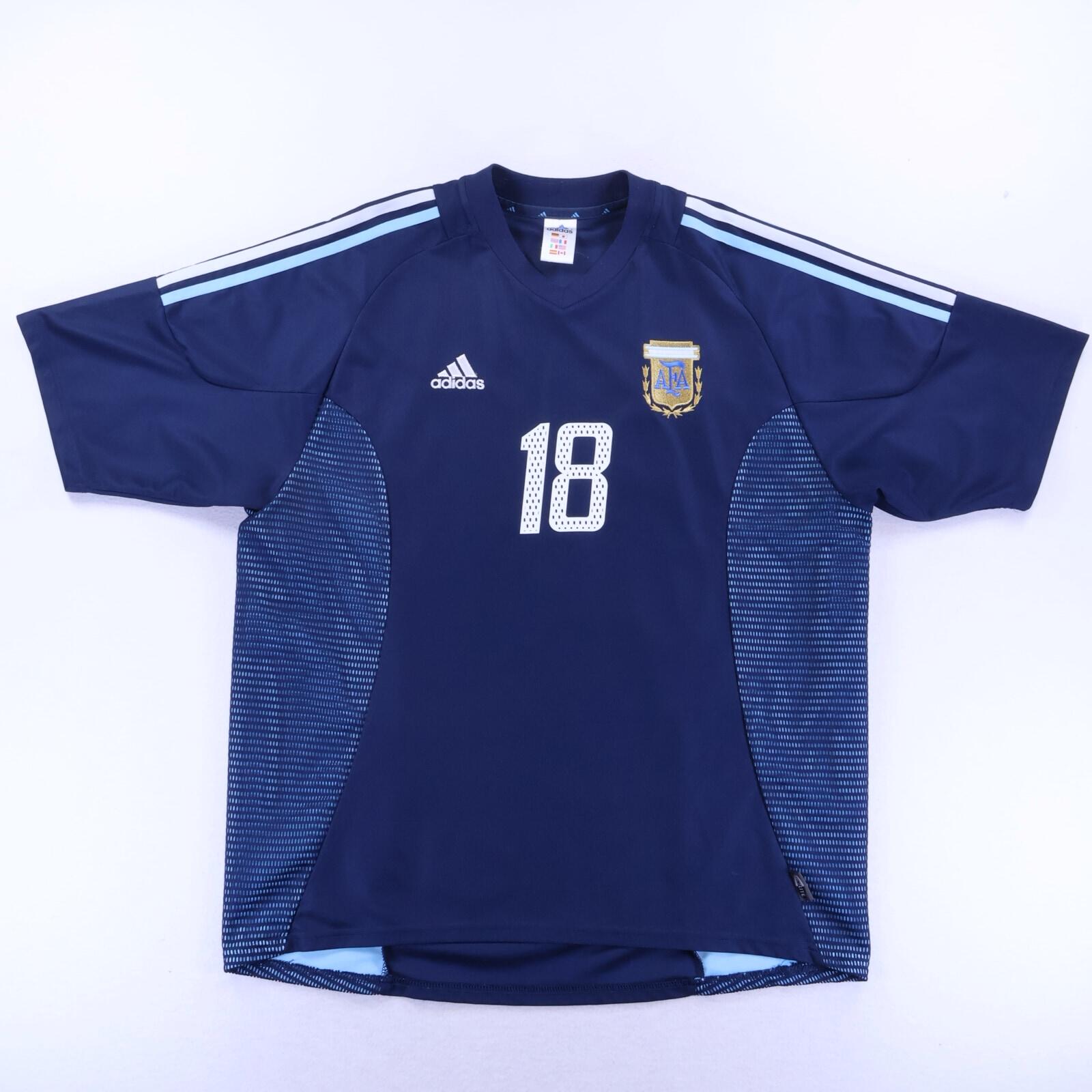 *MINT* Argentina Messi #18 2002 Away Shirt - XL