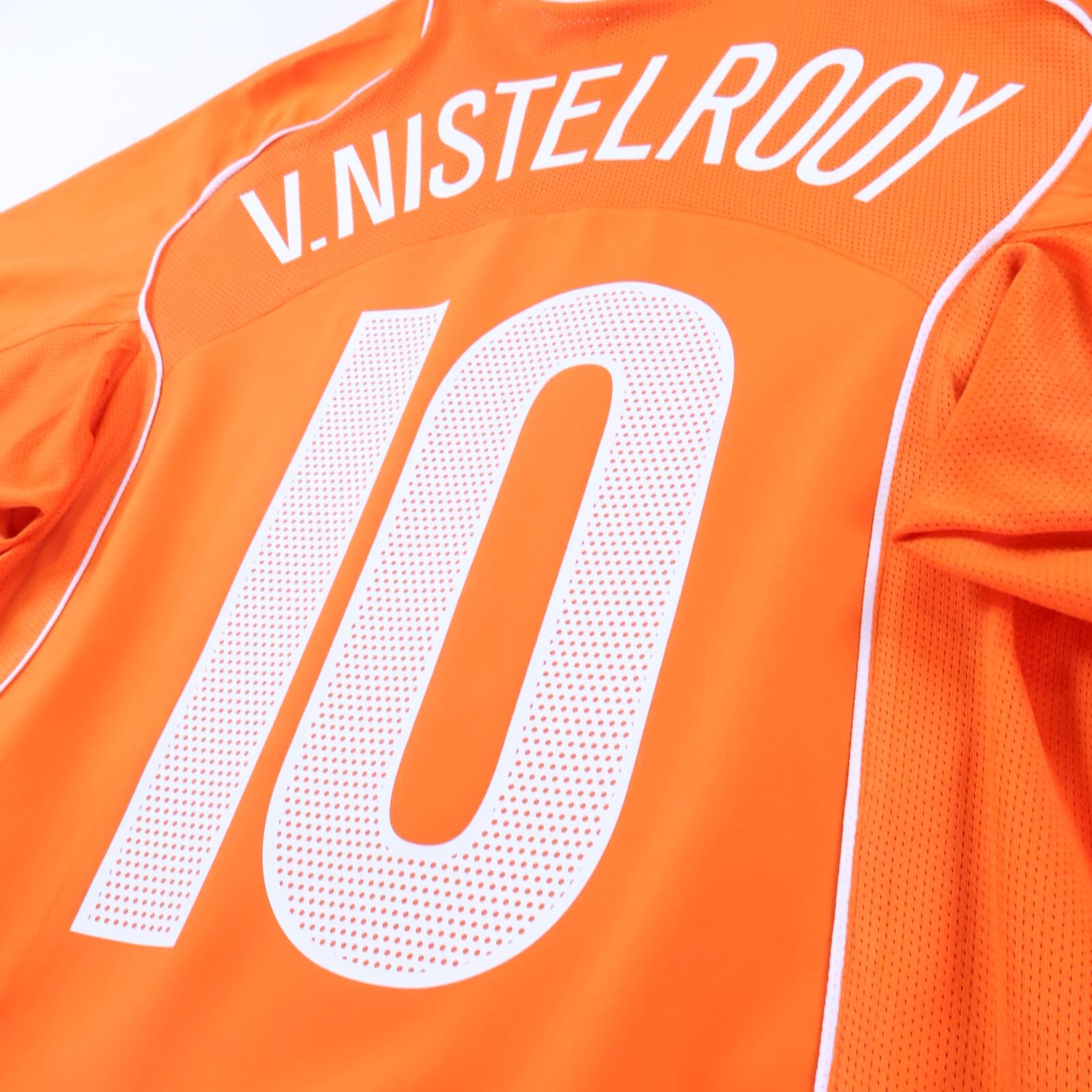 Netherlands V. Nistelrooy #10 2004/05 Home Shirt - L