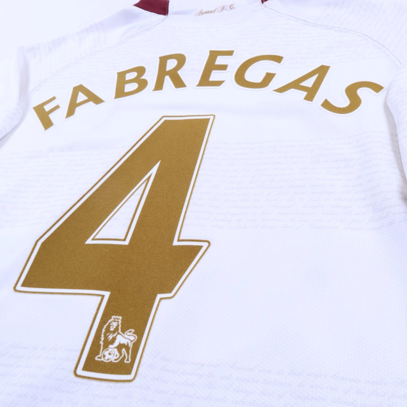 Arsenal Fabregas #4 2007/08 Away Shirt - M