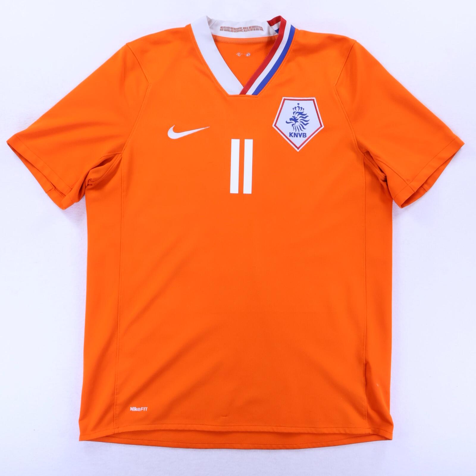 Netherlands Robben #11 2008/10 Home Shirt - L