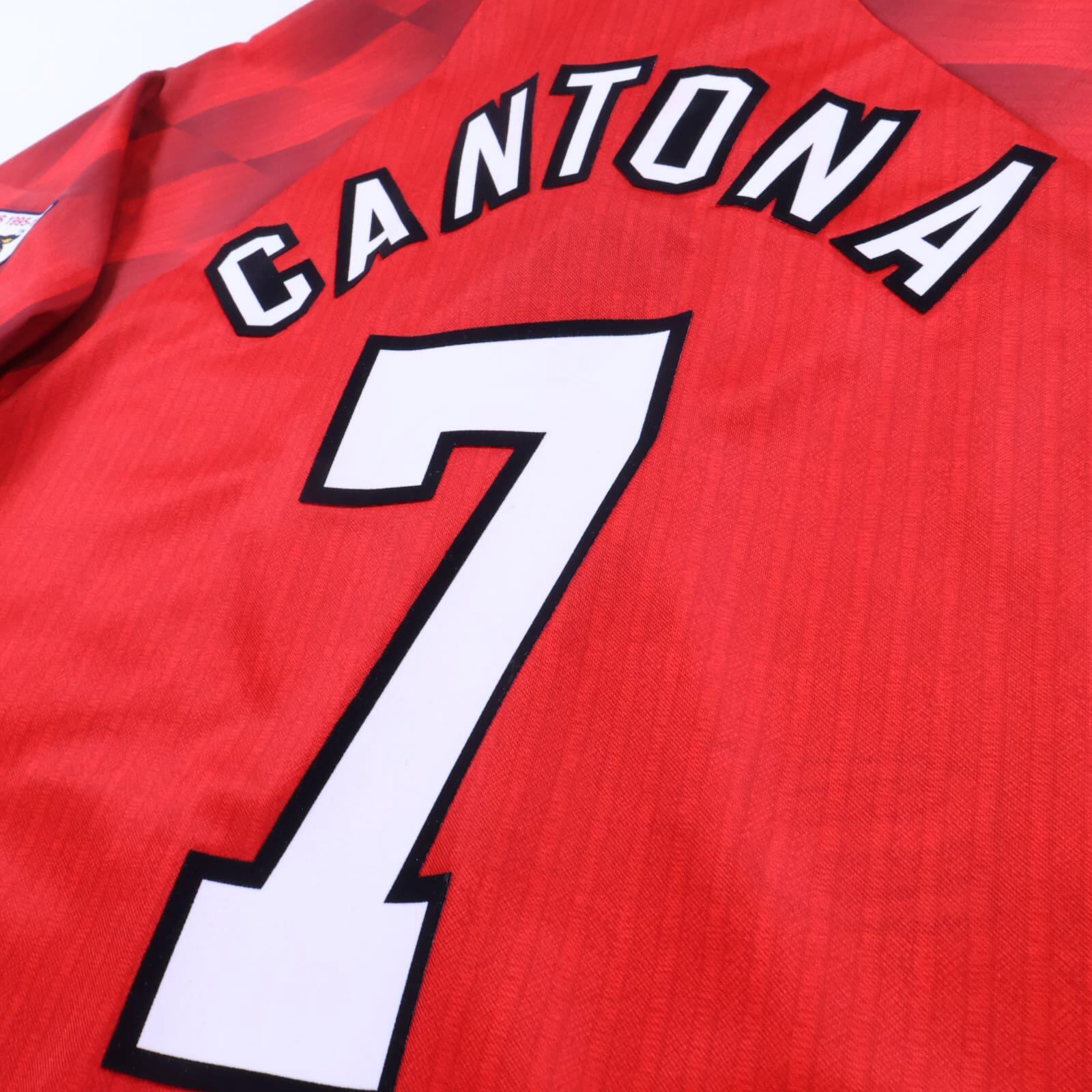 Manchester United Cantona #7 1996/97 Home Shirt - L